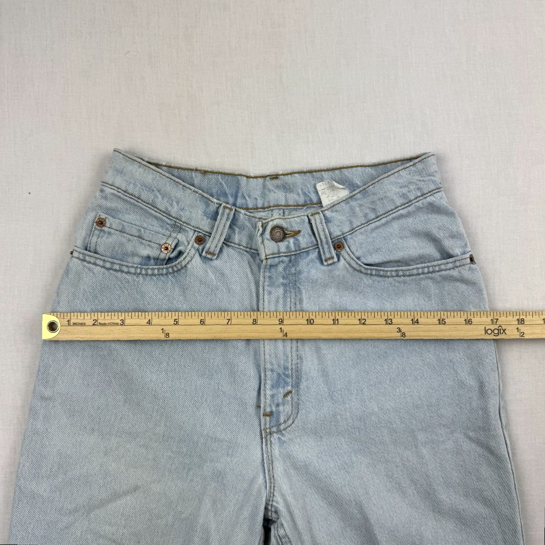Levi's VINTAGE Levi's 512 Jeans Womens 9 Blue Tapered Slim Fit 90s Classic Size 30" / US 8 / IT 44 - 7 Thumbnail
