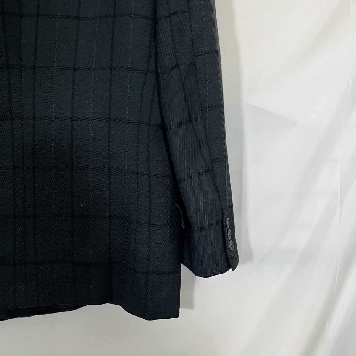 Vintage Vintage Blanc Bine Plaid Wool Sport Coat Blazer Jacket Size US M / EU 48-50 / 2 - 11 Thumbnail