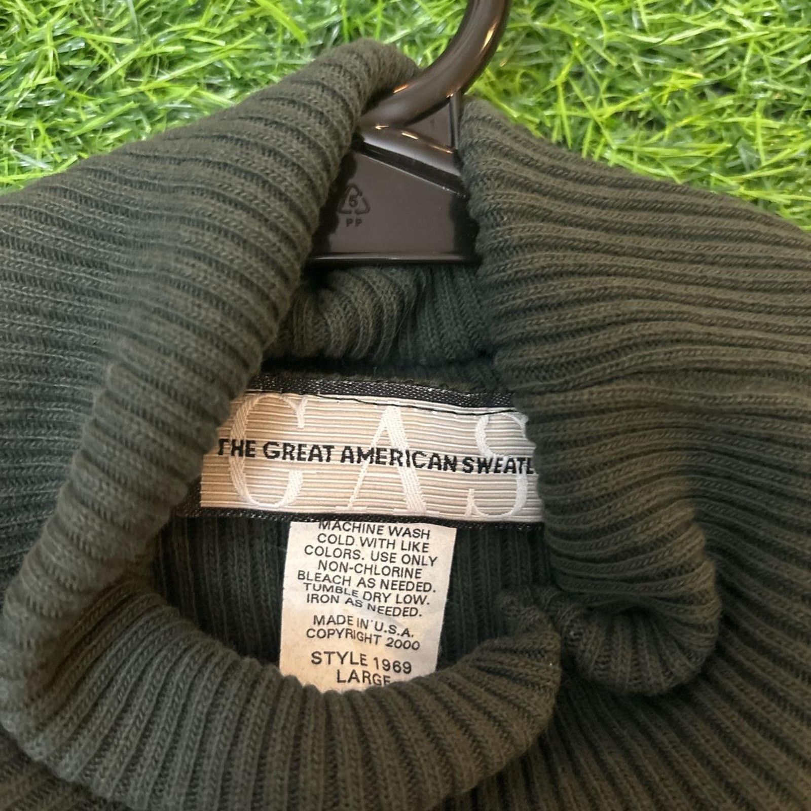 Other Women's Grey Turtleneck Ribbed Tank Top Size L / US 10 / IT 46 - 5 Thumbnail