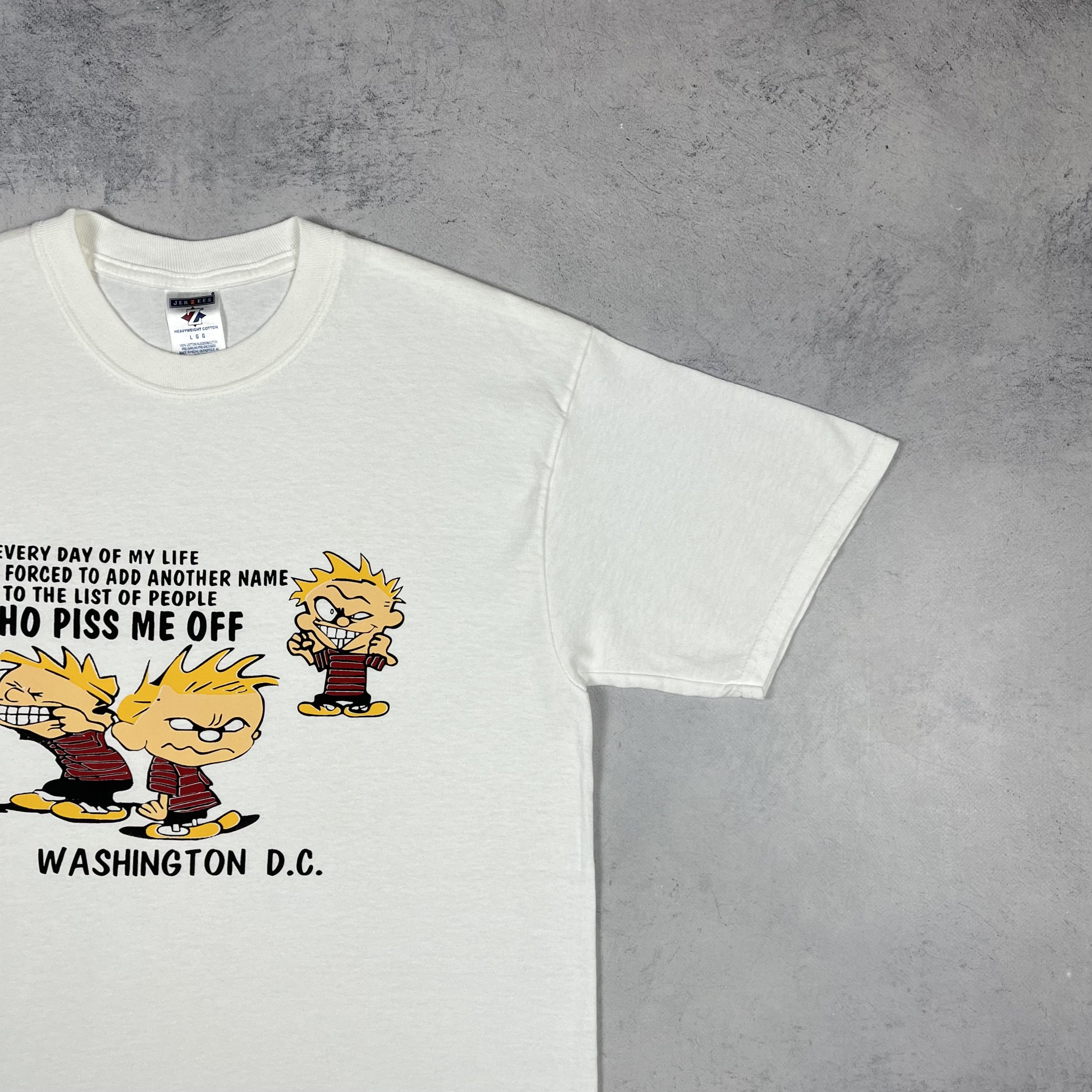 Cartoon Network Vintage Calvin And Hobbes Comics Cartoon Funny T Shirt 90’s Size US L / EU 52-54 / 3 - 3 Thumbnail