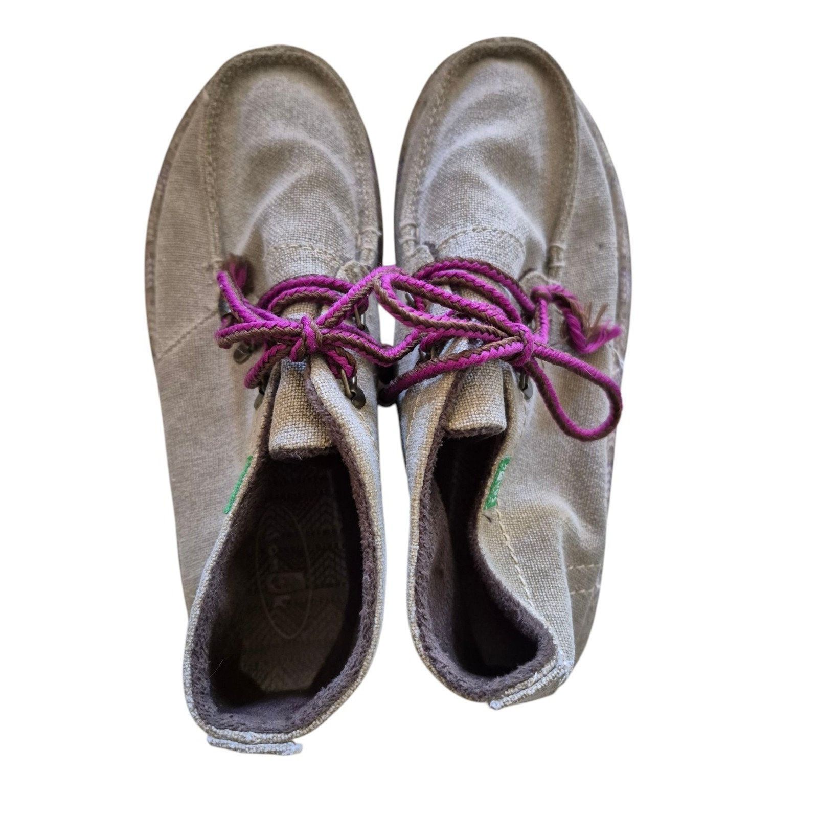 Sanuk Sanuk Womens Shaka Lite 2 Natural Canvas Shoes Laofers Shoes Size US 6 / IT 36 - 3 Thumbnail