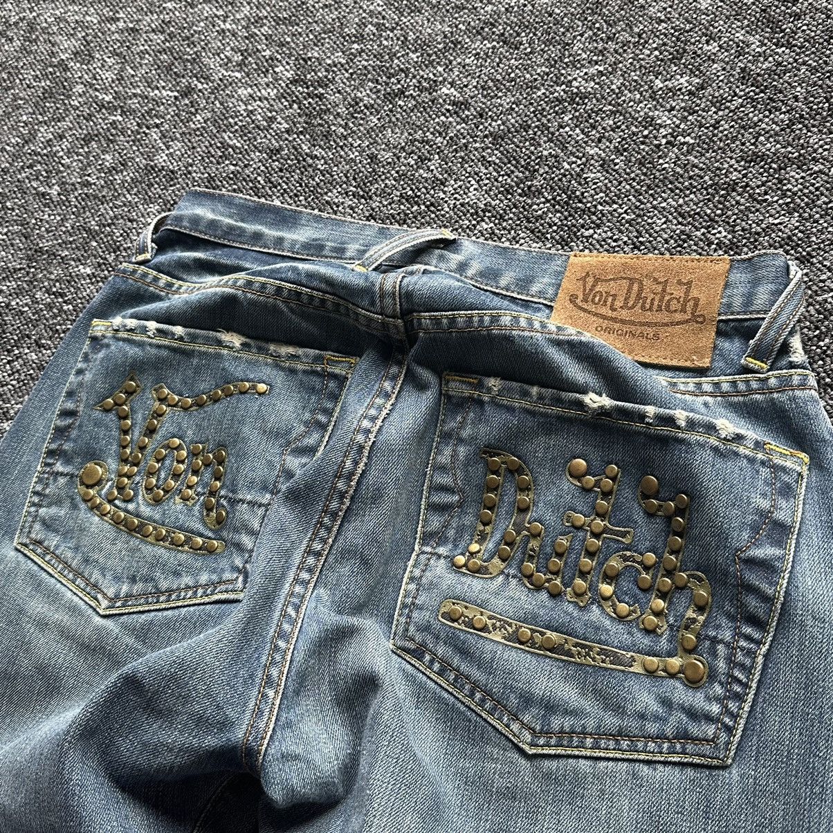 image of Vintage Bon Dutch Made In Usa Y2K Jeans Pants Denim in Navy, Men's (Size 30)