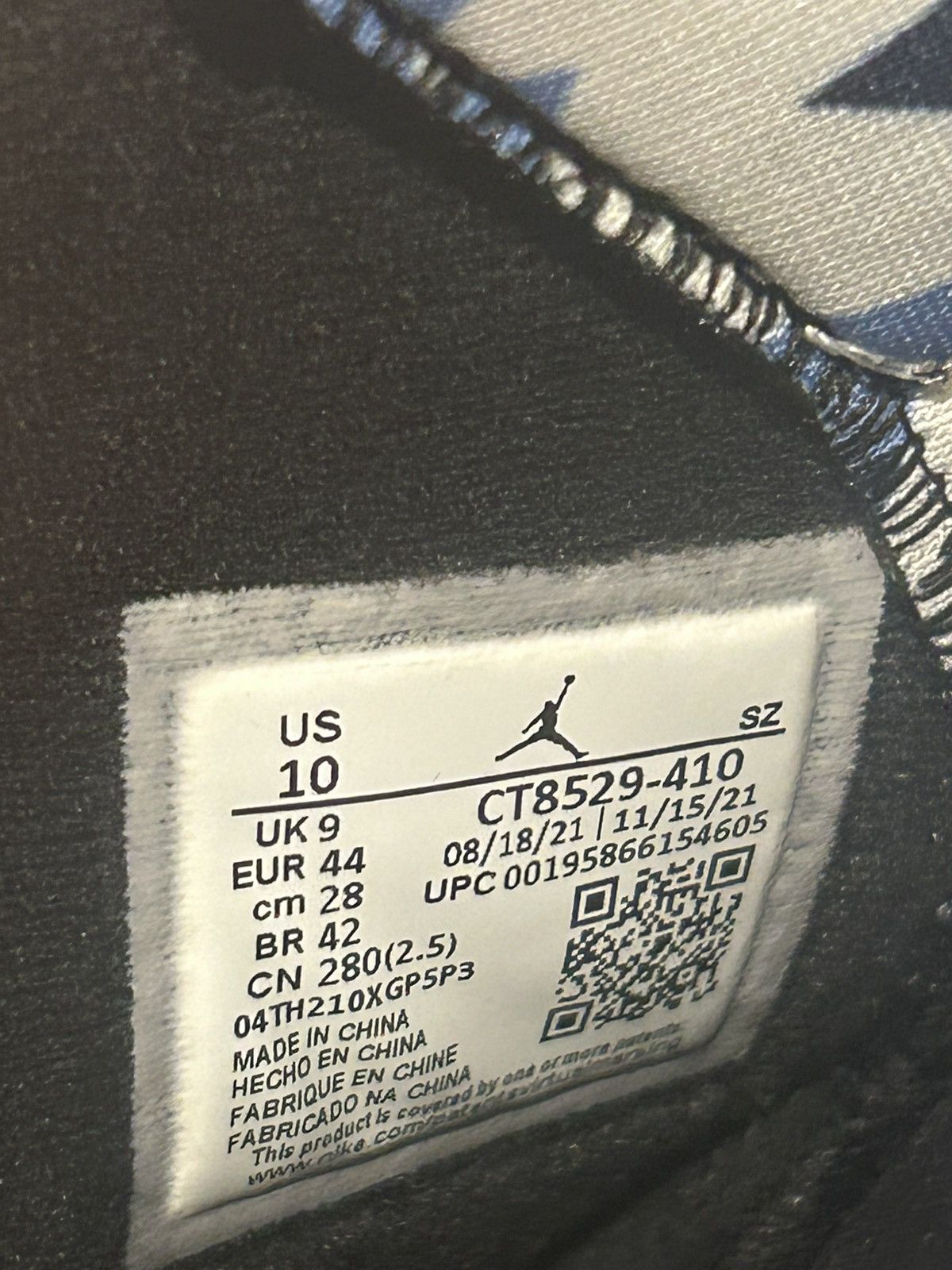 Jordan Brand Jordan 6 Retro UNC White Size US 10 / EU 43 - 7 Thumbnail