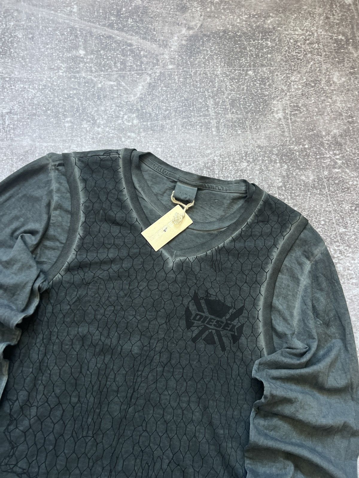 Diesel Vintage Y2K Diesel Avant Garde Opium Long Sleeve Size US XL / EU 56 / 4 - 2 Thumbnail