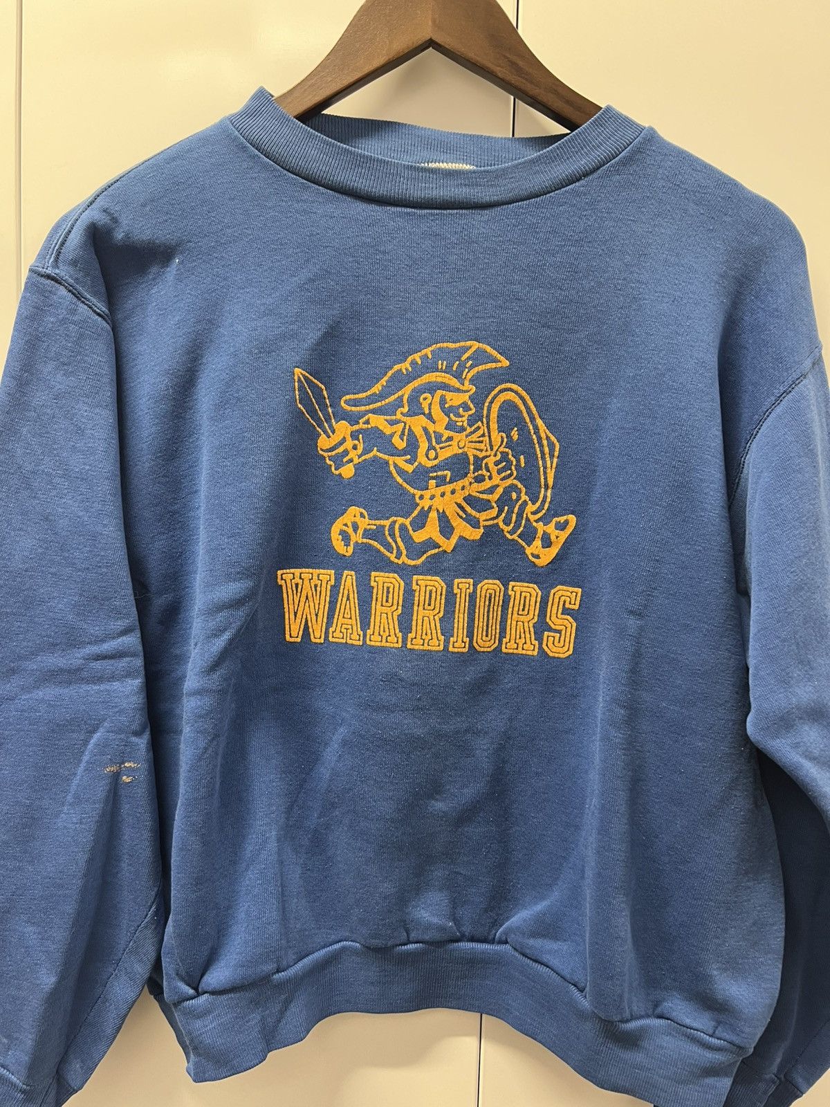 Vintage 70's 80's Vintage Warriors School University Retro Sweater Size US M / EU 48-50 / 2 - 3 Thumbnail