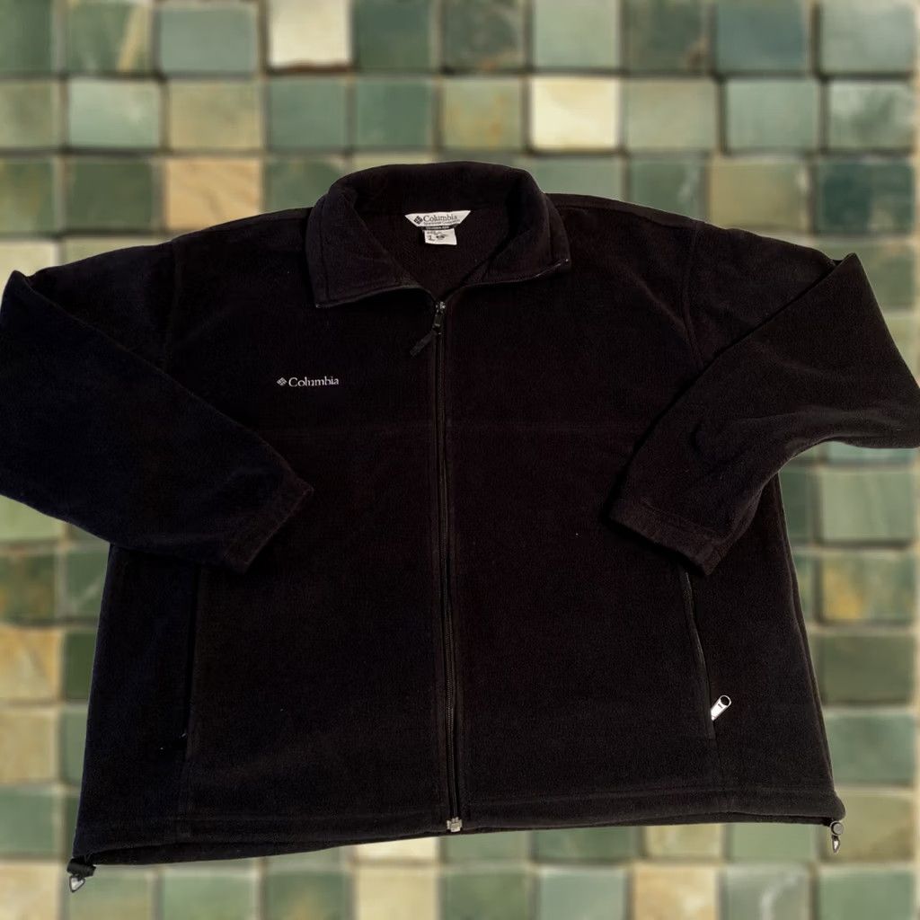 Vintage VINTAGE Columbia Jacket Men XL Black Fleece Embroidered Size US XL / EU 56 / 4 - 1 Thumbnail