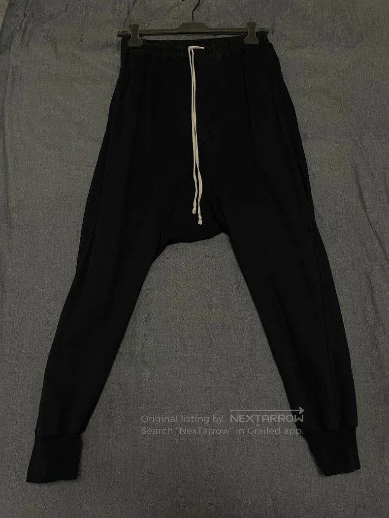 Rick Owens RickOwens Cotton Drop-Crotch Pants L. Size US 32 / EU 48 - 1 Thumbnail