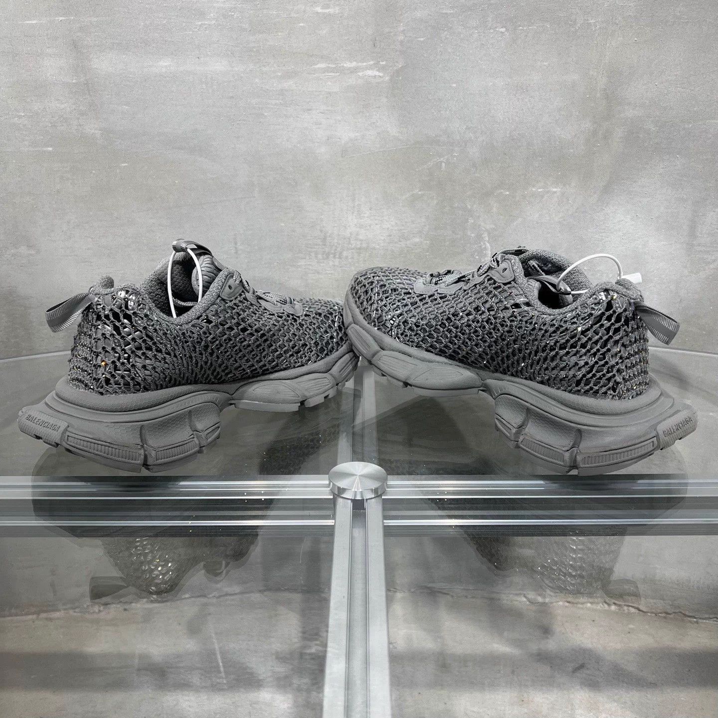 Balenciaga Balenciaga Crystal Dad Sneakers Gray 37 New Worn Once Size US 6 / IT 36 - 5 Thumbnail