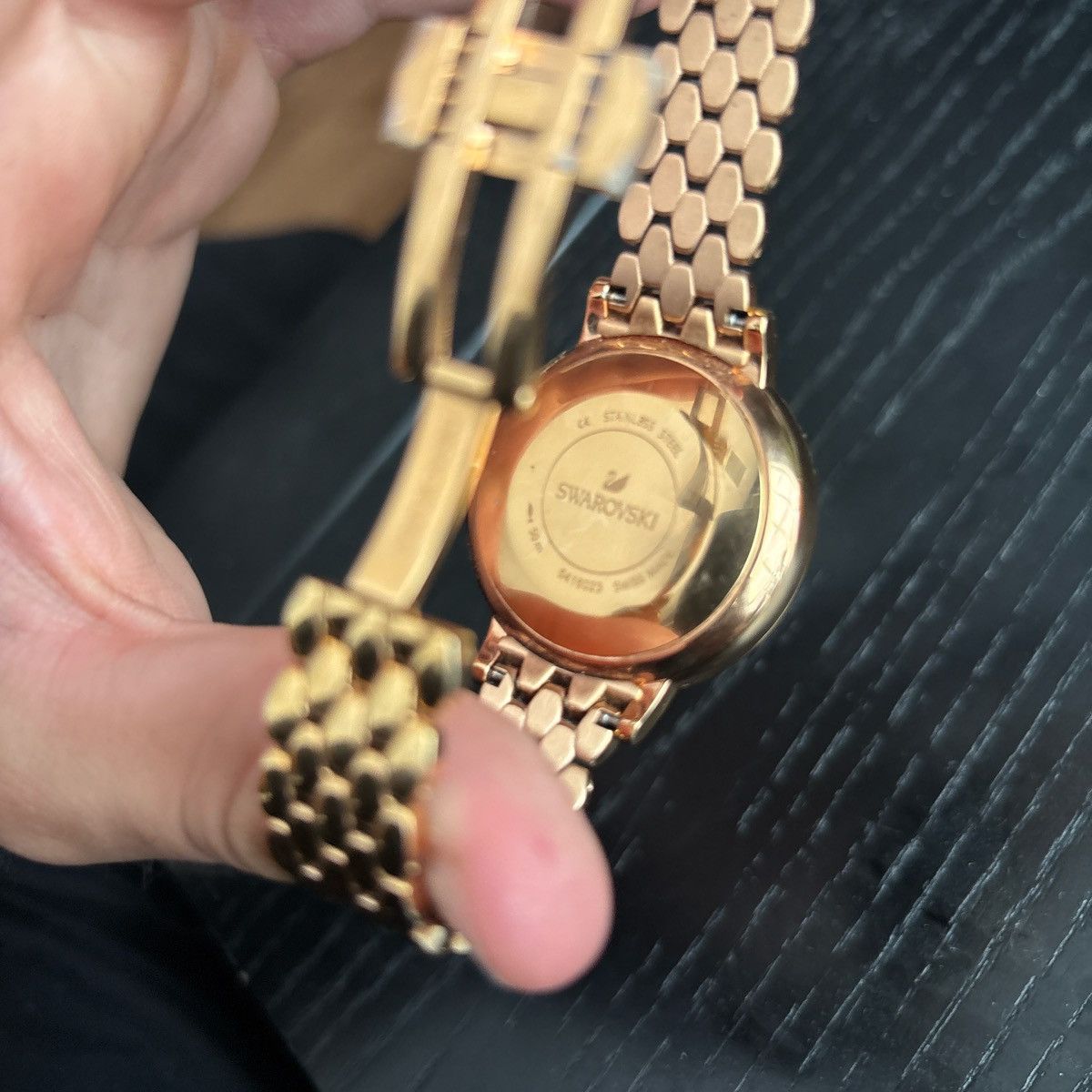 Swarovski Women’s Swavorski Watch With Crystal Face Size ONE SIZE - 3 Thumbnail