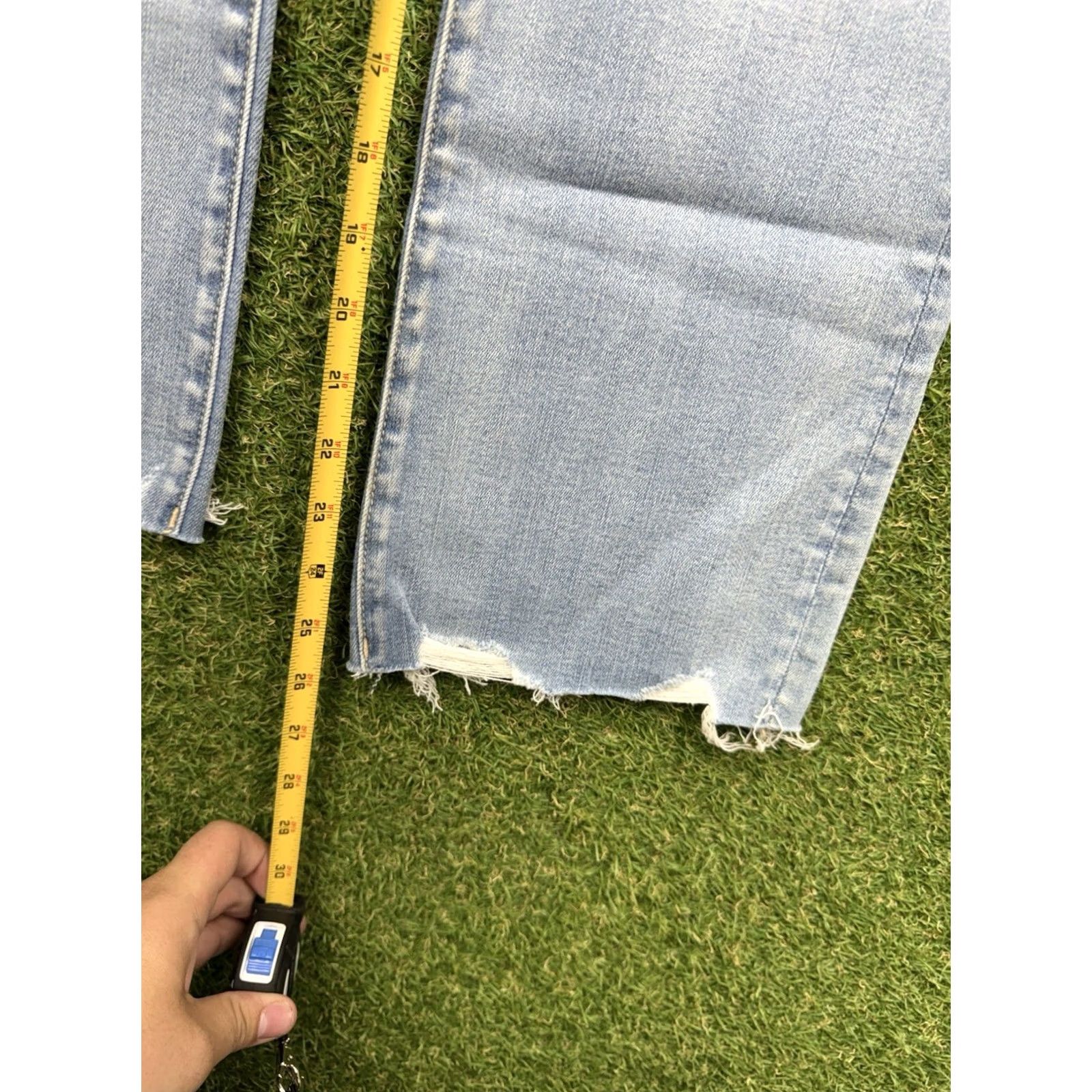 American Eagle Outfitters American Eagle Outfitters Jeans Womens 4 Next Level Low-Rise Bootcut Light Wash Denim Blue 27in inseam Regular Size 27" / US 4 / IT 40 - 5 Thumbnail