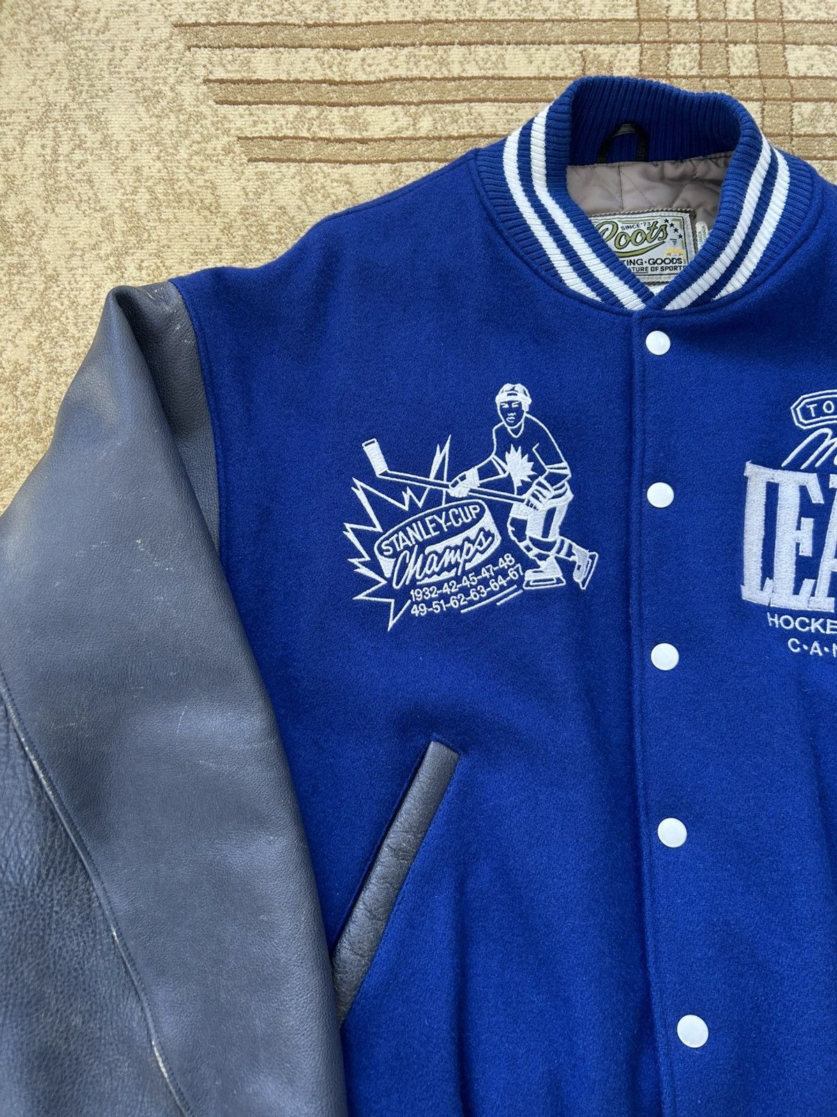 Roots Vintage Roots Toronto Maple Leafs Wool Varsity Jacket Size US M / EU 48-50 / 2 - 4 Thumbnail