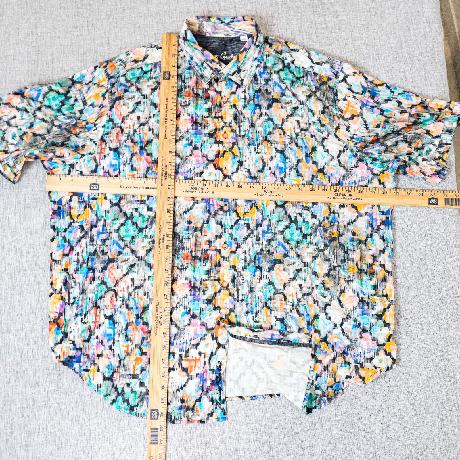 Robert Graham Robert Graham Abstract multi color shirt Short Sleeve 2XL Size US XXL / EU 58 / 5 - 8 Thumbnail