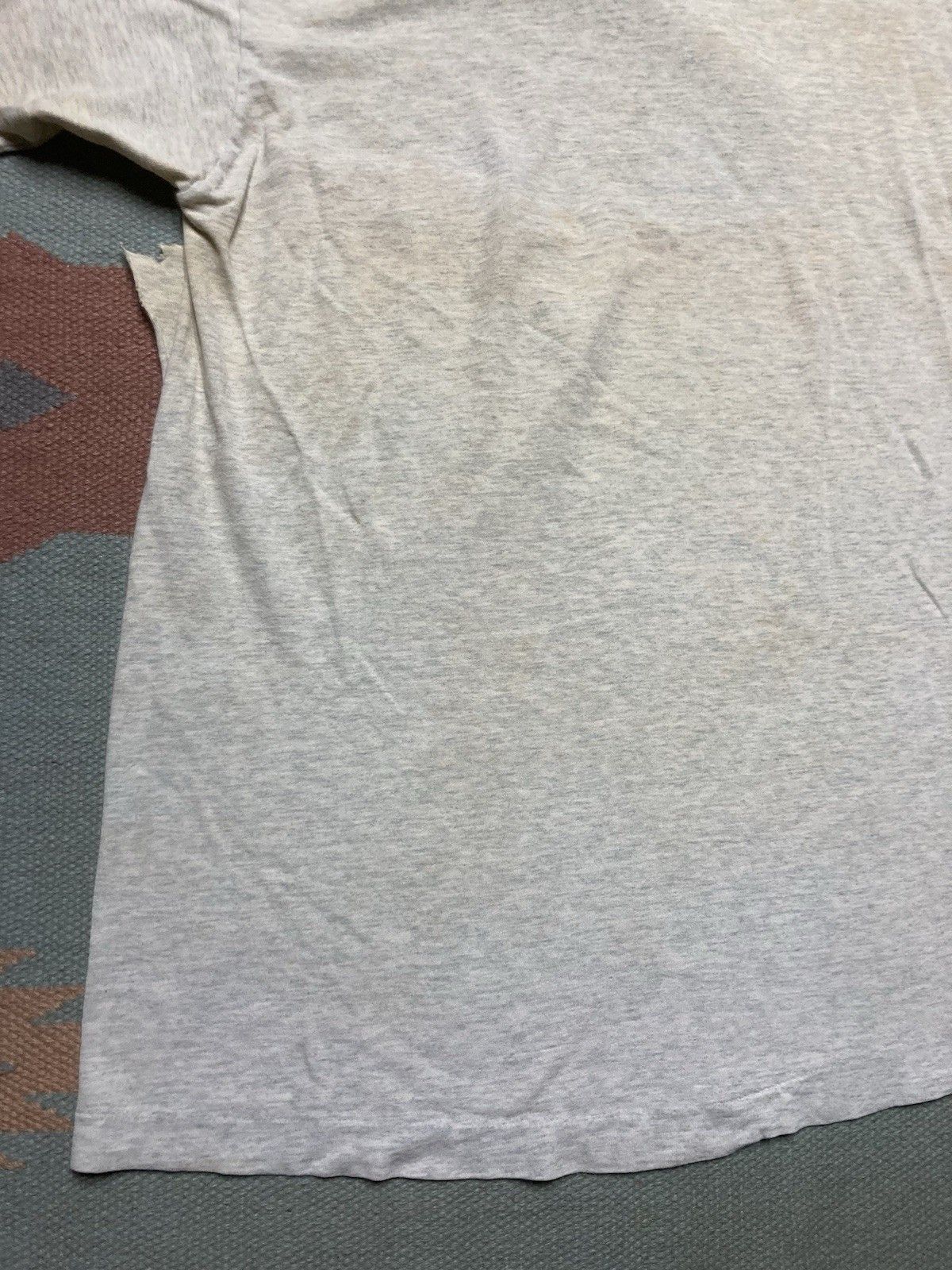 Fruit Of The Loom × Vintage 80s pocket t shirt fruit of the loom gray distressed medium Size US M / EU 48-50 / 2 - 10 Thumbnail