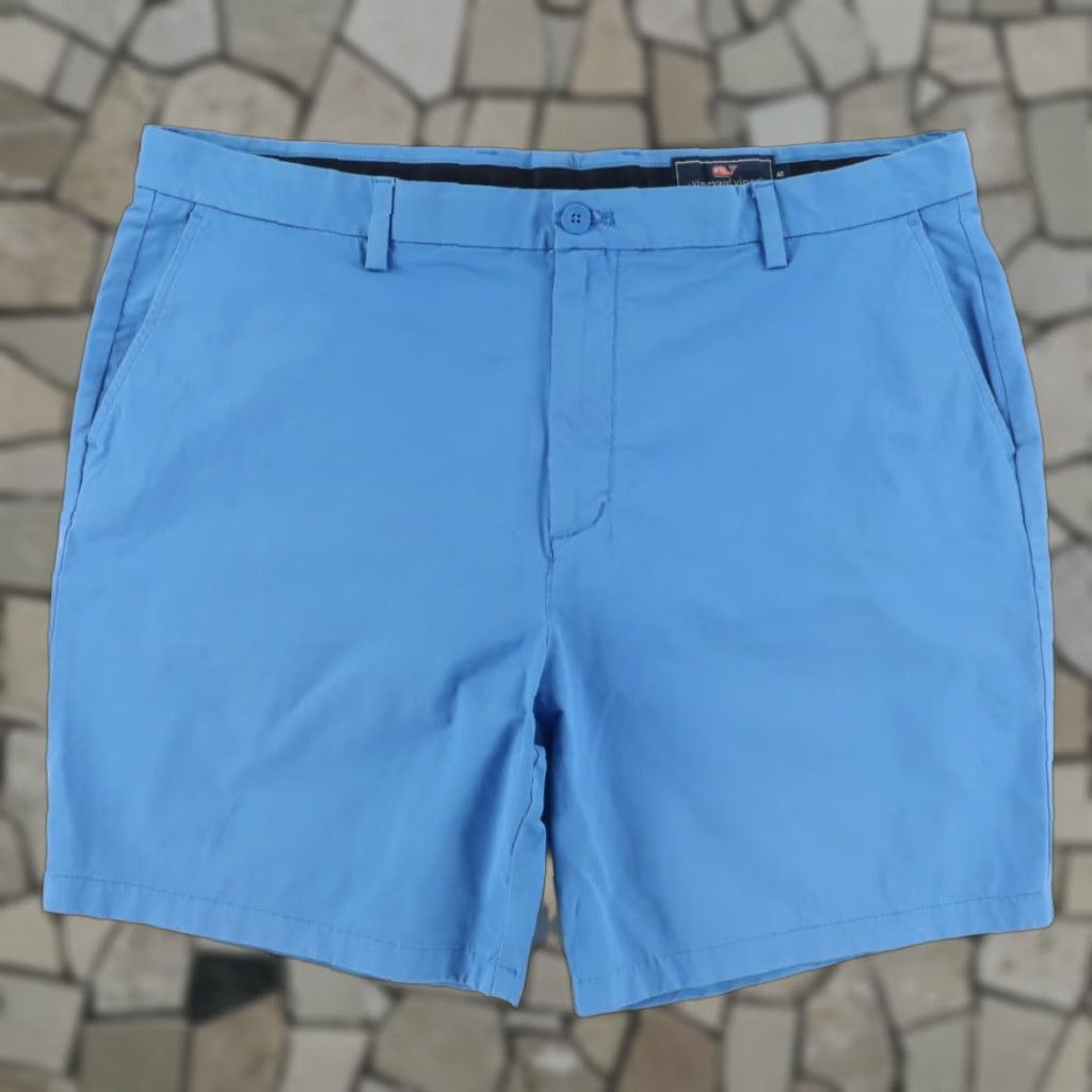 Vineyard Vines Vineyard Vines High Stretch Performance Cotton Blend Woven Golf Shorts Blue Men's 40 Size US 40 / EU 56 - 1 Thumbnail