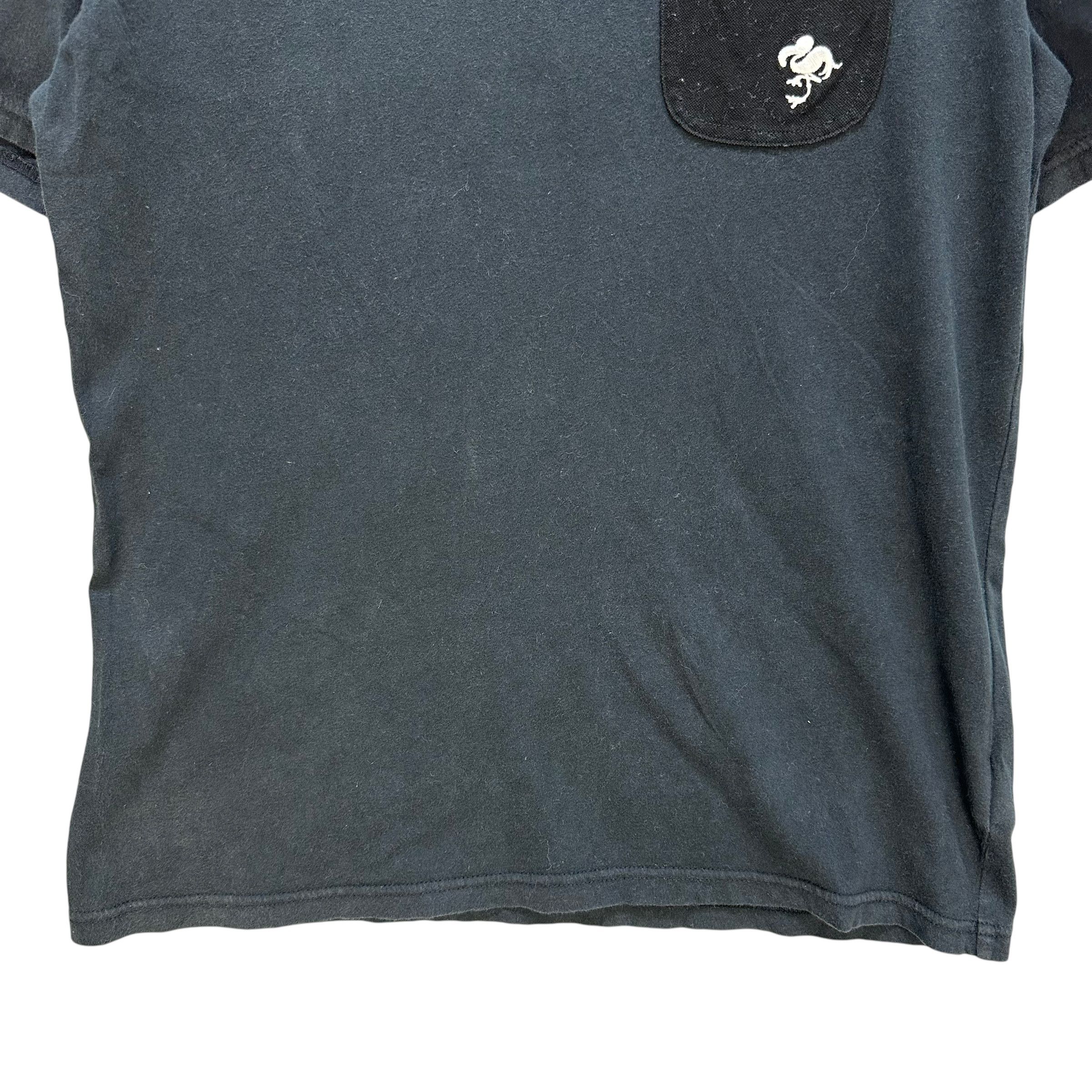 Japanese Brand KISS MARK Single Pocket Flamingo Big Logo Tees #A6-0145 Size US S / EU 44-46 / 1 - 5 Thumbnail