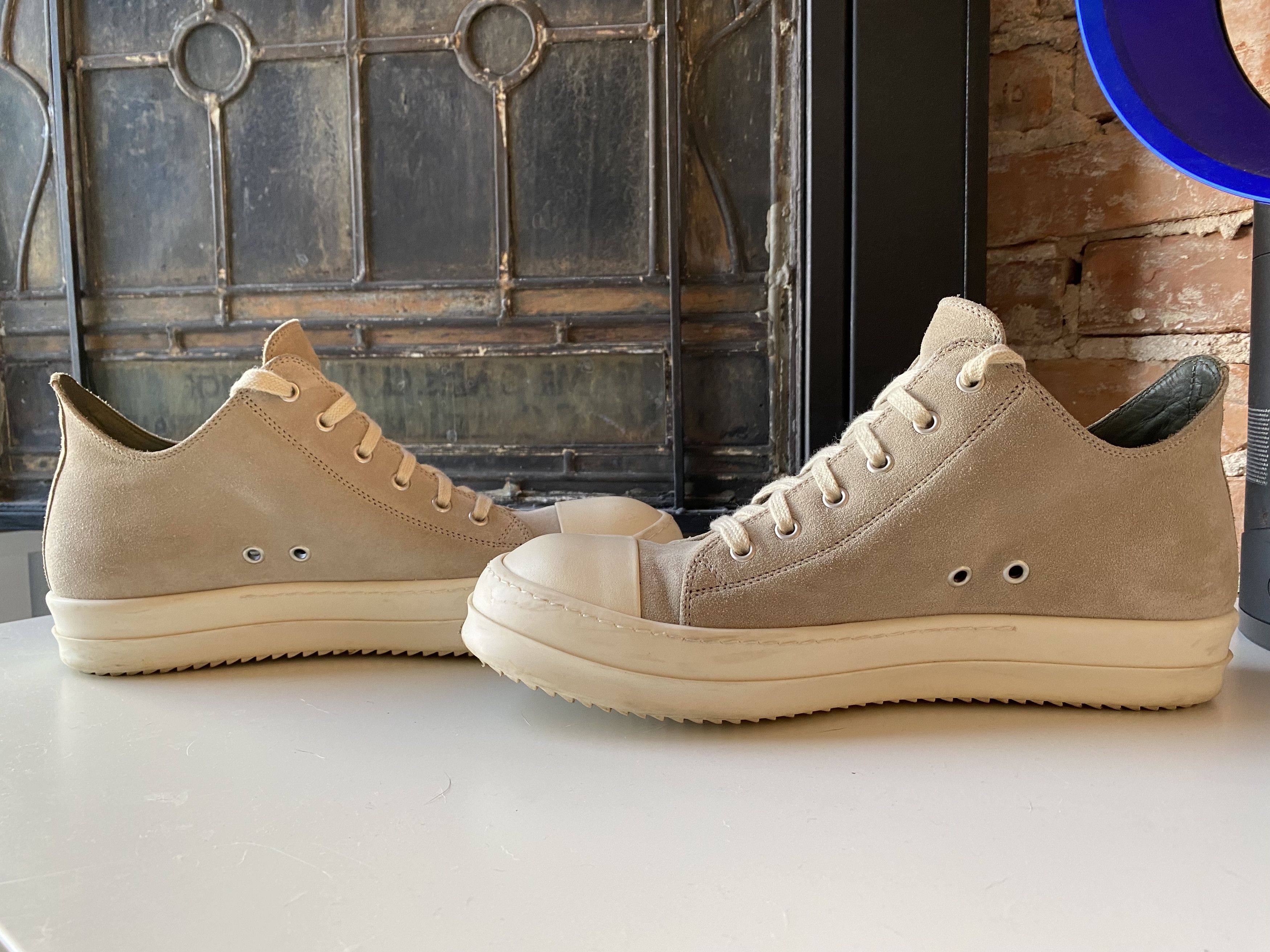 Rick Owens Rick Owens Grey Suede Low Ramones Size 42 Size US 9 / EU 42 - 2 Thumbnail