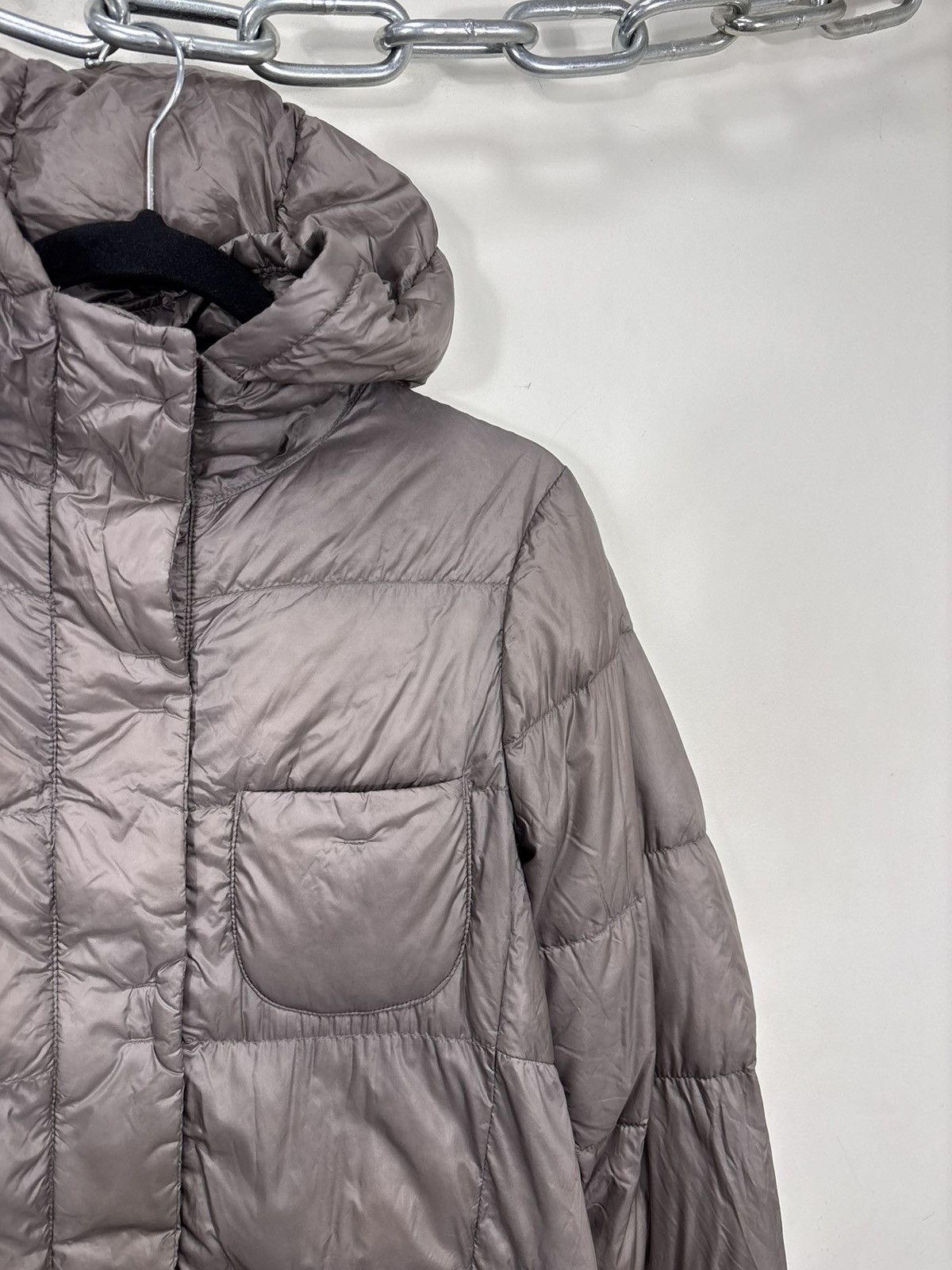 Jil Sander × Uniqlo Jil Sander x Uniqlo +J Women’s Brown Lightweight Down Jacket Size L / US 10 / IT 46 - 4 Thumbnail