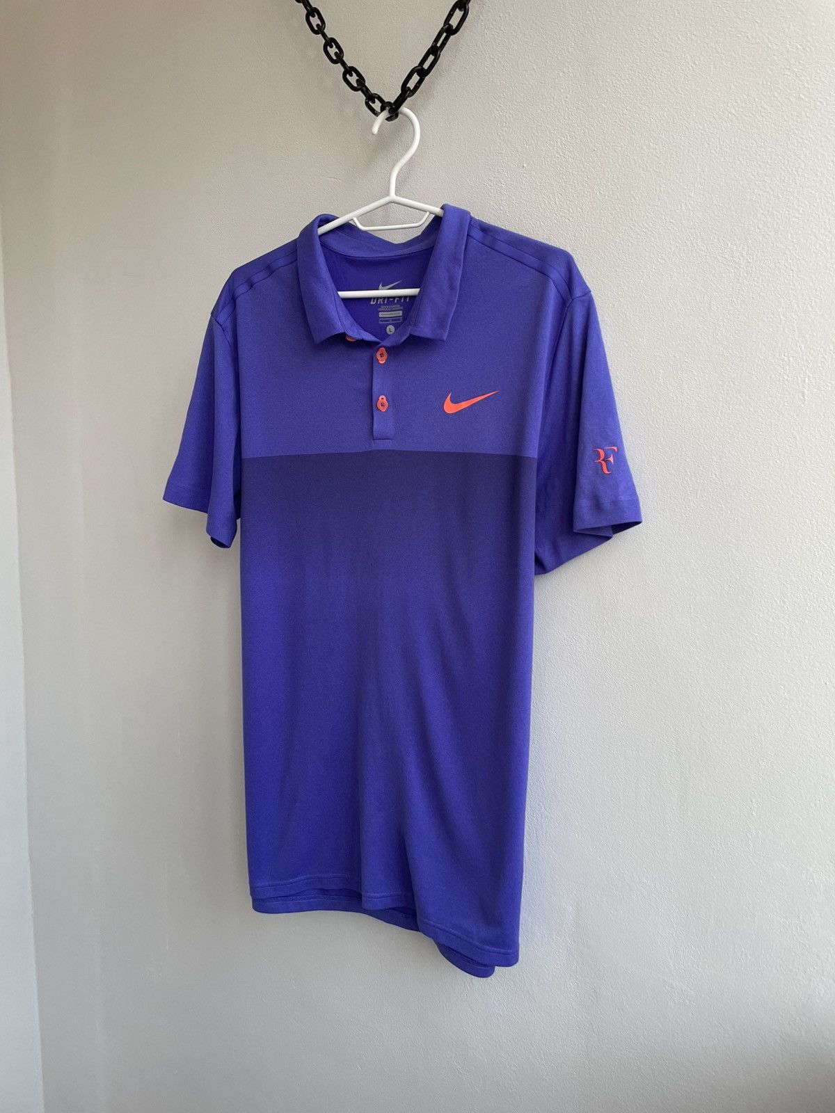 Nike Nike Roger Federer RF 2015 French Open Tennis Shirt Jersey Size US L / EU 52-54 / 3 - 2 Thumbnail