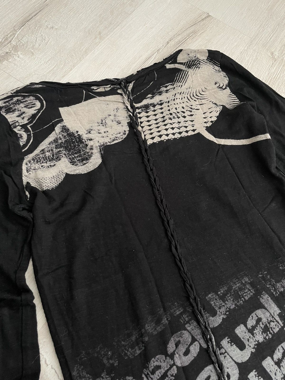 Desigual × If Six Was Nine Vintage Cyber Y2k Desigual Longsleeve Full Print 2000s Grung Size M / US 6-8 / IT 42-44 - 10 Thumbnail