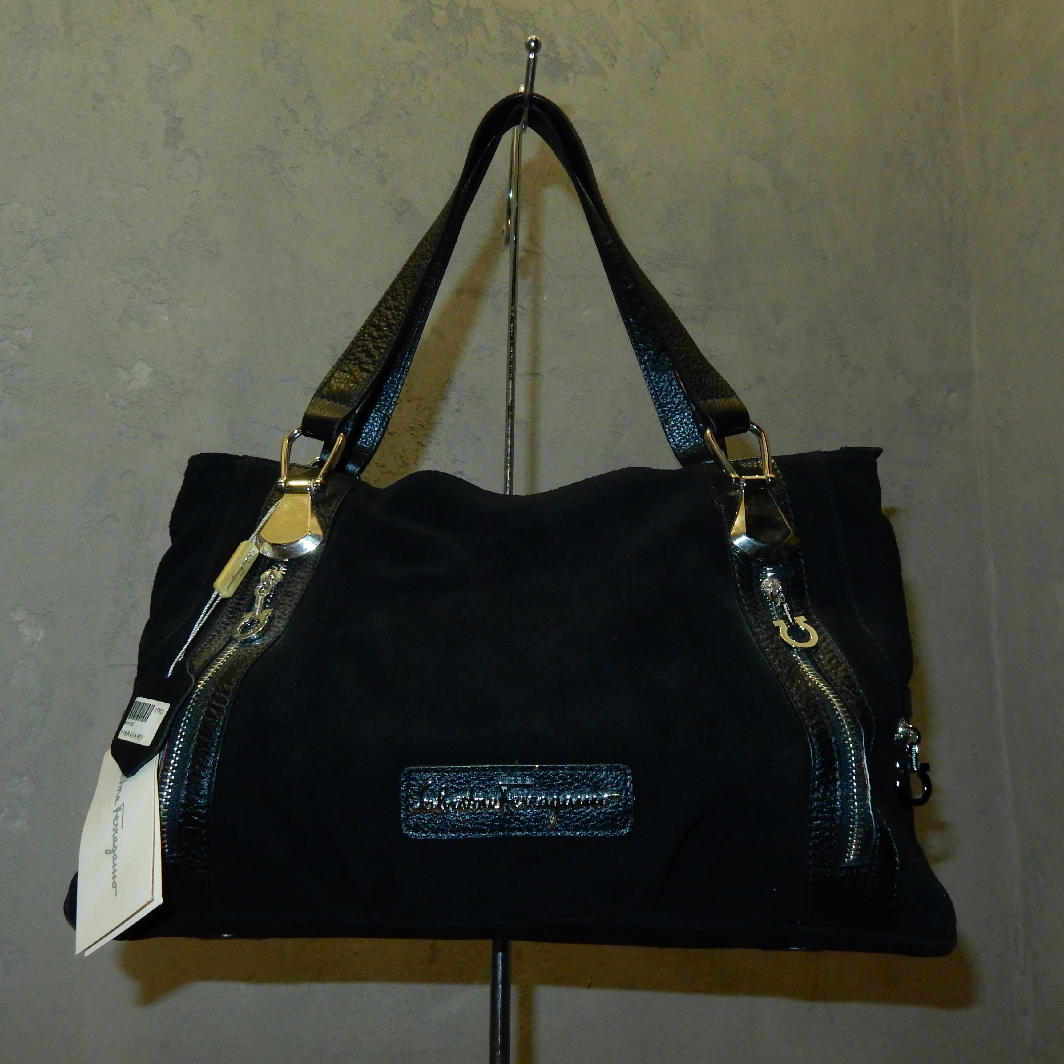 Salvatore Ferragamo Salvatore Ferragamo black leather bag Size ONE SIZE - 3 Thumbnail