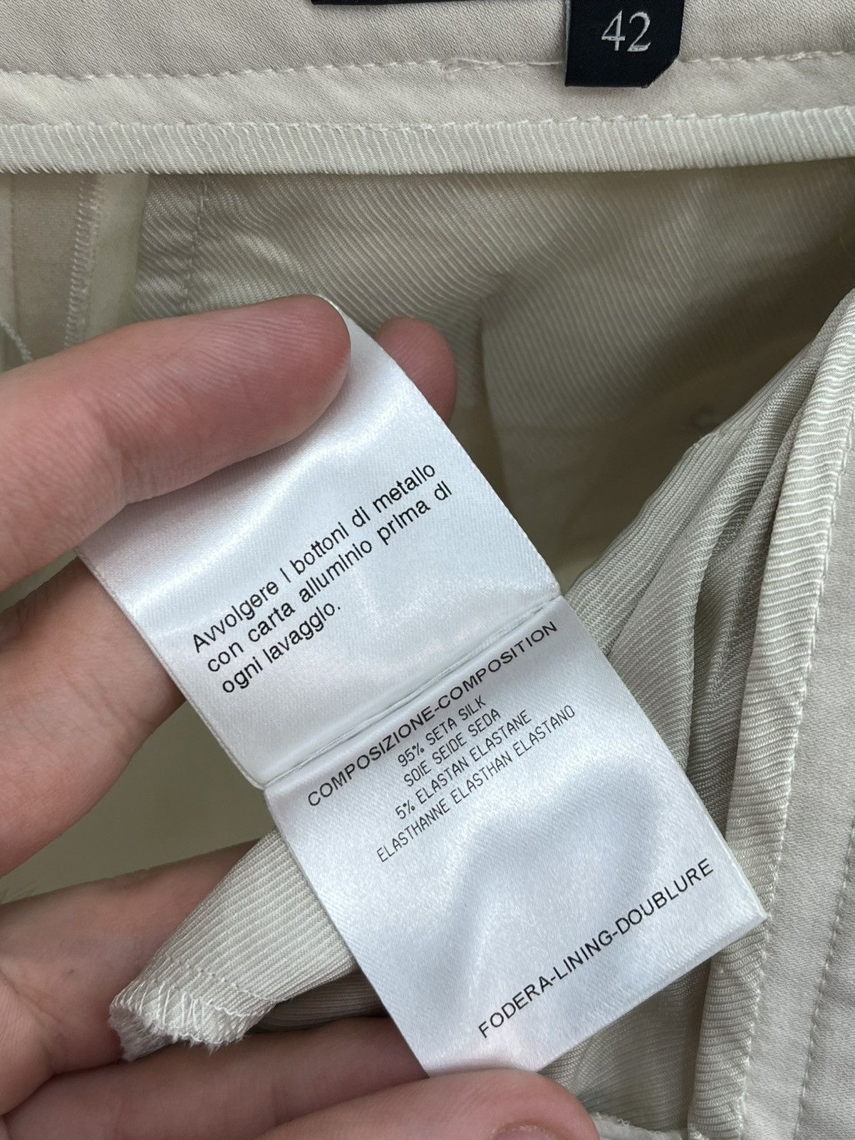 Gucci Gucci by Tom Ford Pure Silk Pants Size 28" / US 6 / IT 42 - 7 Thumbnail
