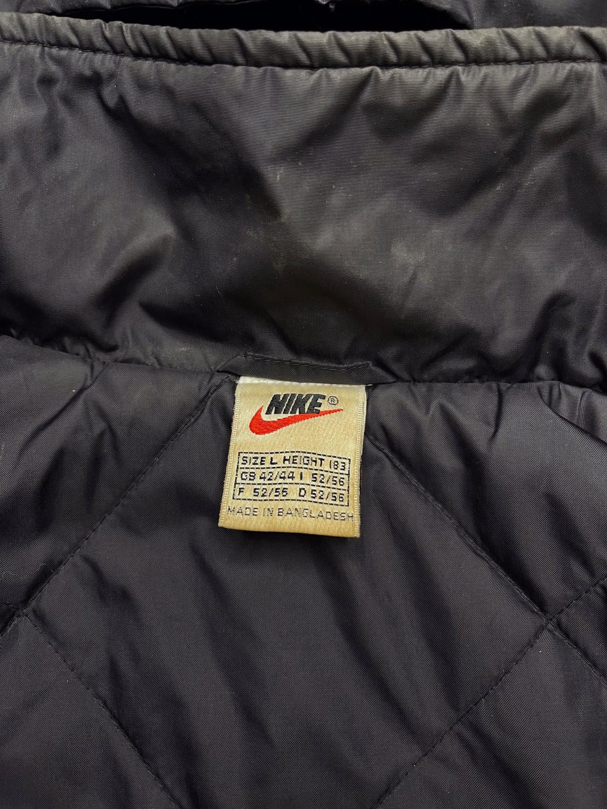 Nike × Vintage Vintage Y2k Nike Nylon Big Logo Jacket Size US L / EU 52-54 / 3 - 10 Thumbnail