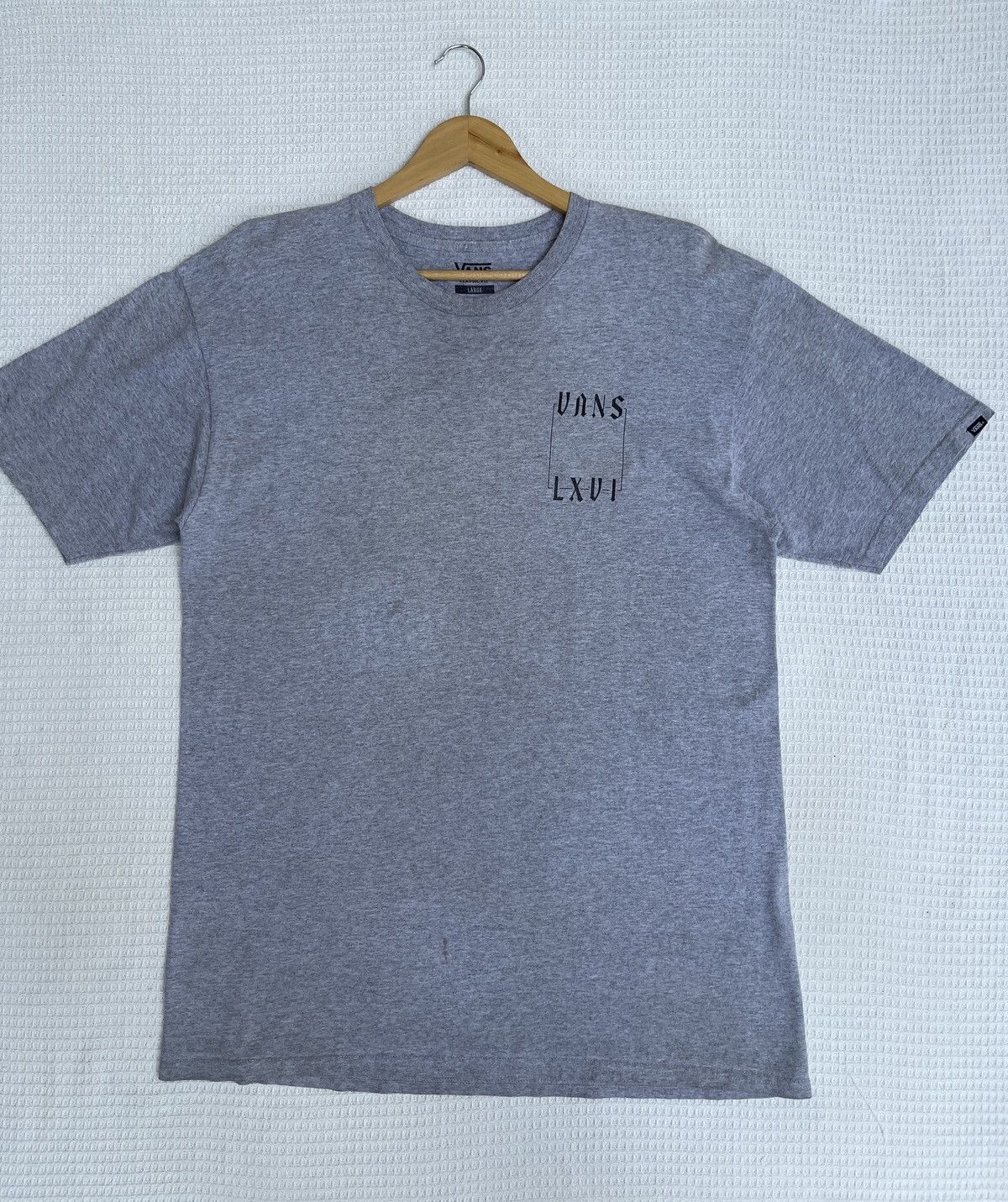 Vans Last Drop🔥Rarest🔥Vans Crescent Grey ERD SKATE TEE Size US L / EU 52-54 / 3 - 12 Thumbnail
