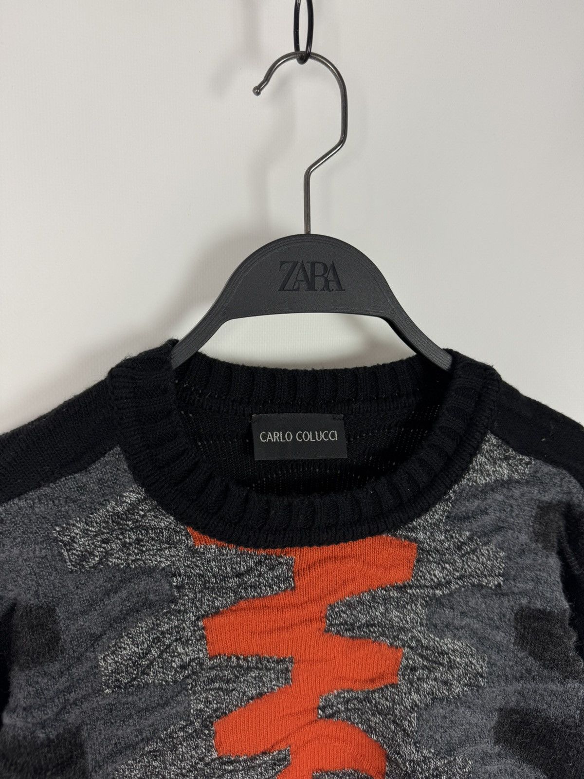 Carlo Colucci Vintage Carlo Colucci Wool Blend Knit Sweater Size US L / EU 52-54 / 3 - 3 Thumbnail