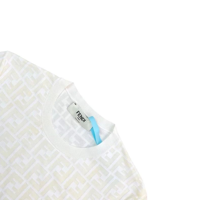Fendi Fendi White full-printed old-fashioned short sleeves Size US XS / EU 42 / 0 - 3 Thumbnail
