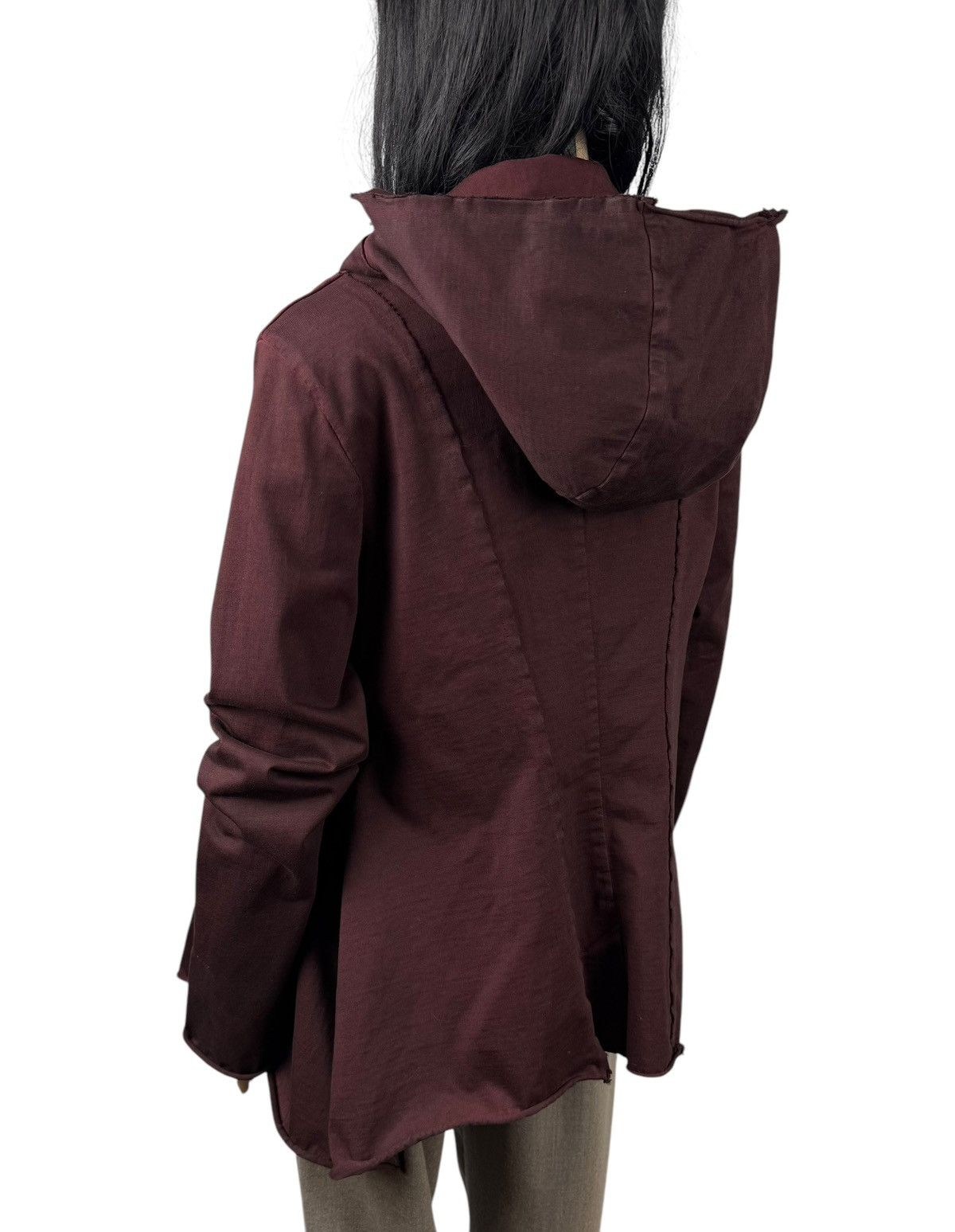 Rundholz Rundholz Waxed Cotton Asymmetric Jacket Hooded size XS Size XS / US 0-2 / IT 36-38 - 8 Thumbnail