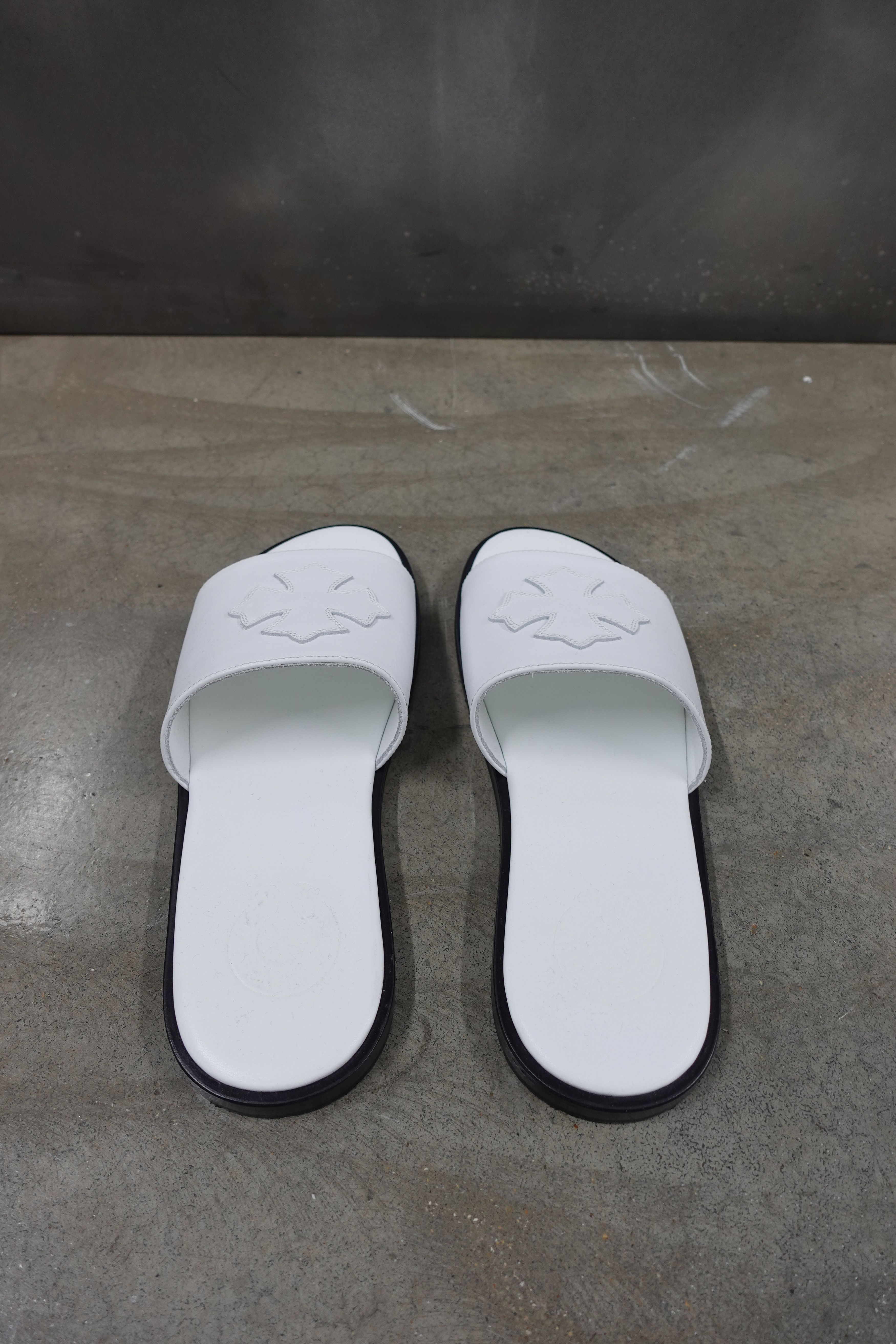 Chrome Hearts CHROME HEARTS CROSS SLIDES WHITE Size US 8 / EU 41 - 2 Thumbnail