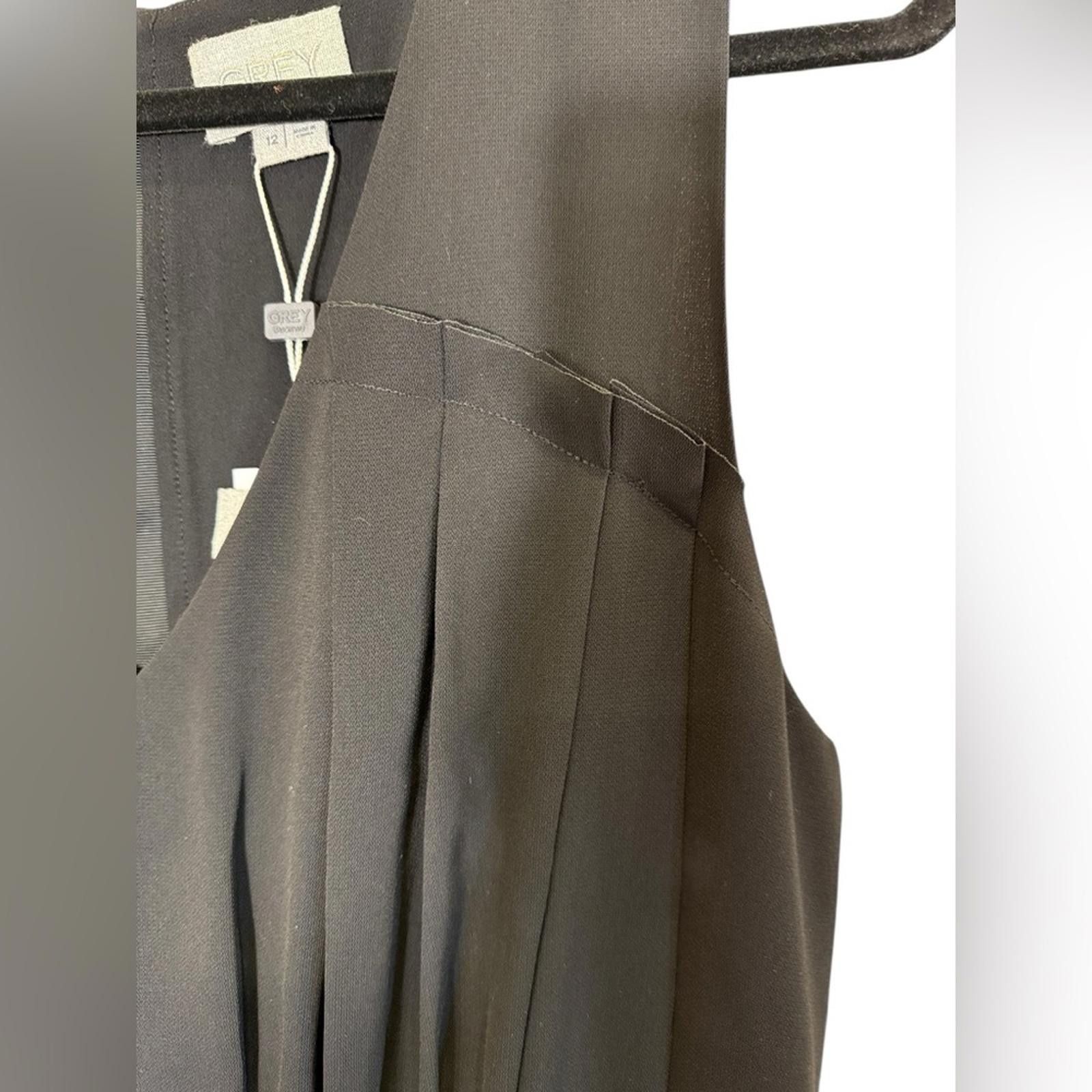 Other Jason Wu Women’s Black Sleeveless Pleated Midi Dress sz 12 Size XL / US 12-14 / IT 48-50 - 5 Thumbnail