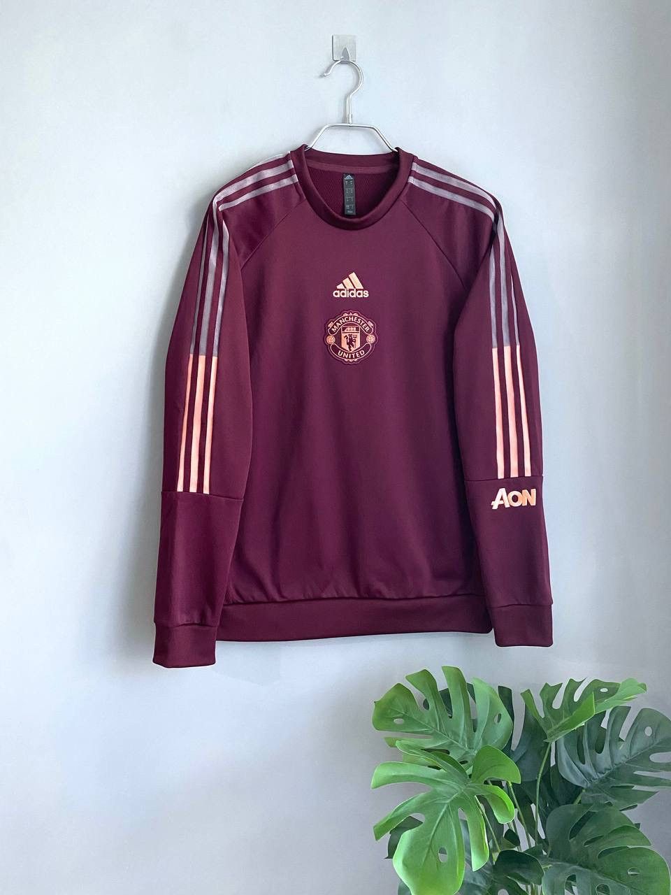 Adidas FC Manchester United 2020/2021 Training Travel Sweatshirt, M Size US M / EU 48-50 / 2 - 1 Thumbnail