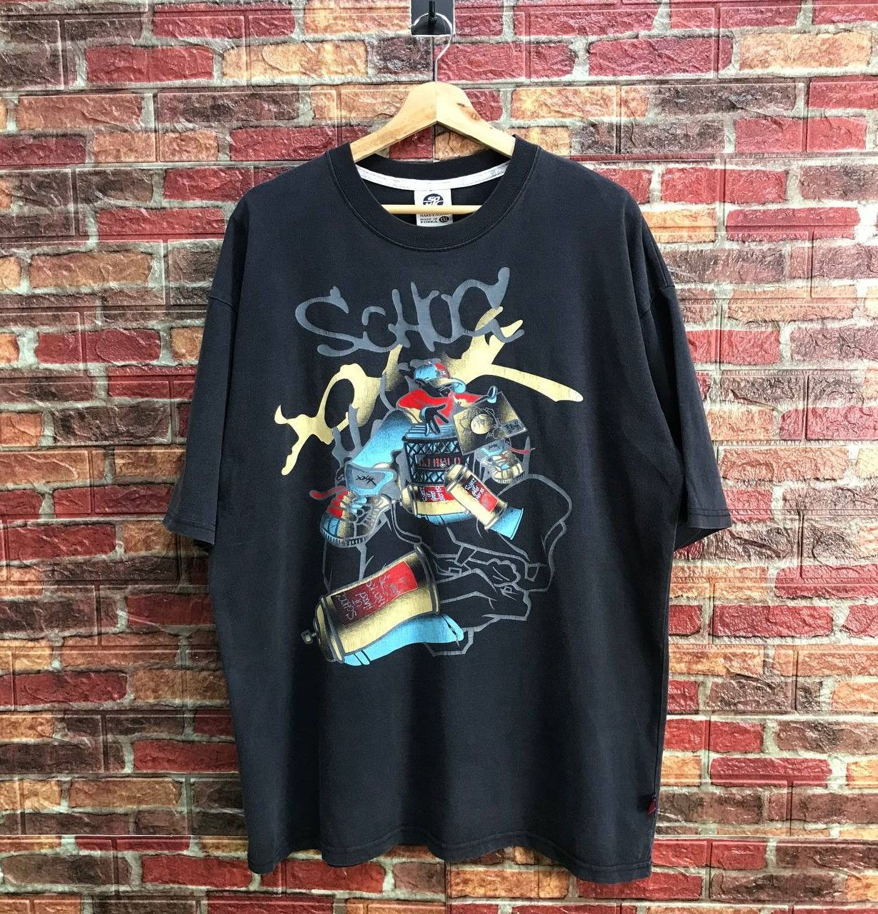 Rap Tees × Vintage VINTAGE Y2K SOHK SCHOOL OF HARD KNOCKS RAPTEES/HIPHOP XXL Size US XXL / EU 58 / 5 - 1 Thumbnail