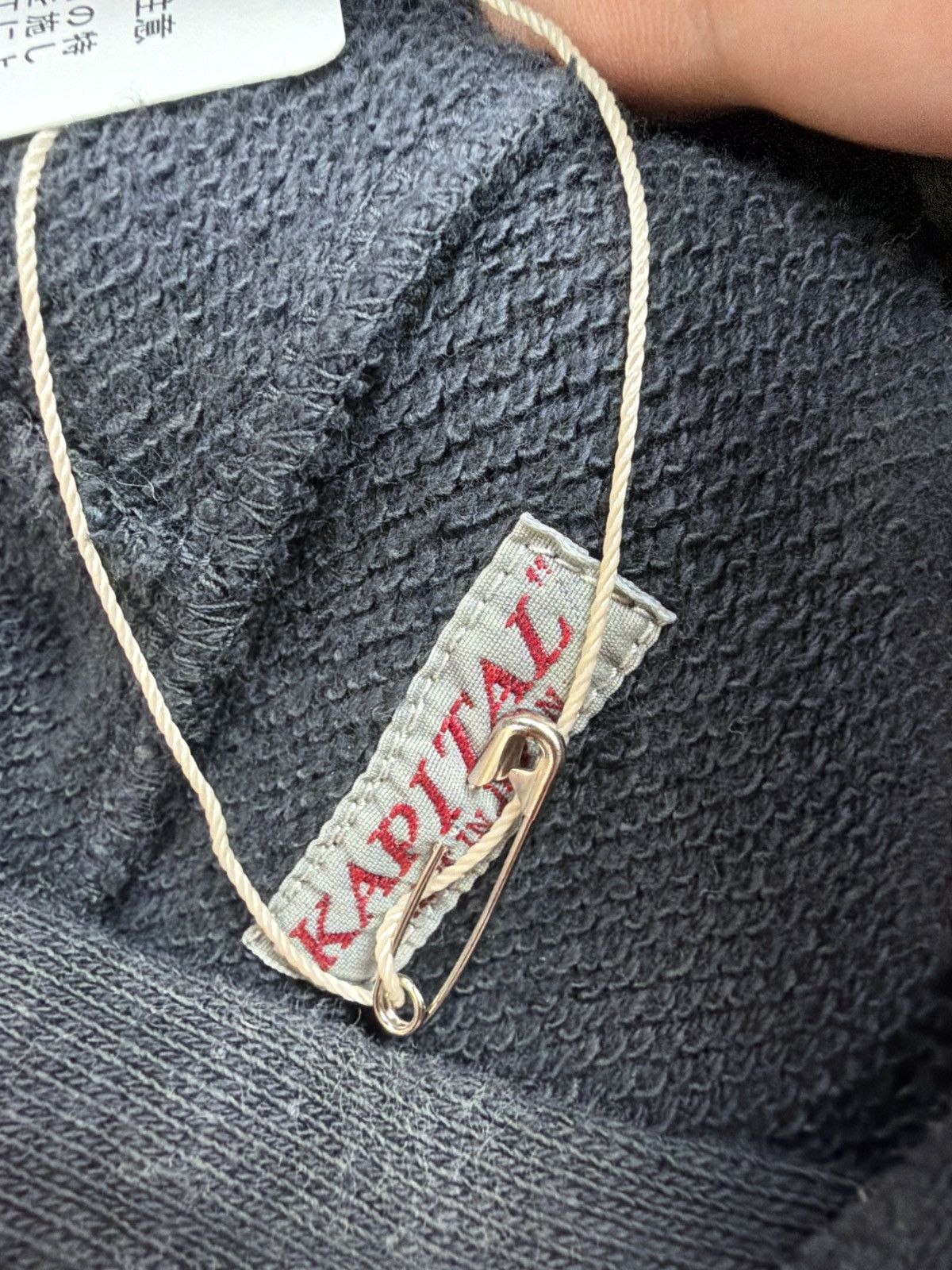 Kapital Kapital Logo Hooded Sweatshirt Black Size US S / EU 44-46 / 1 - 5 Thumbnail
