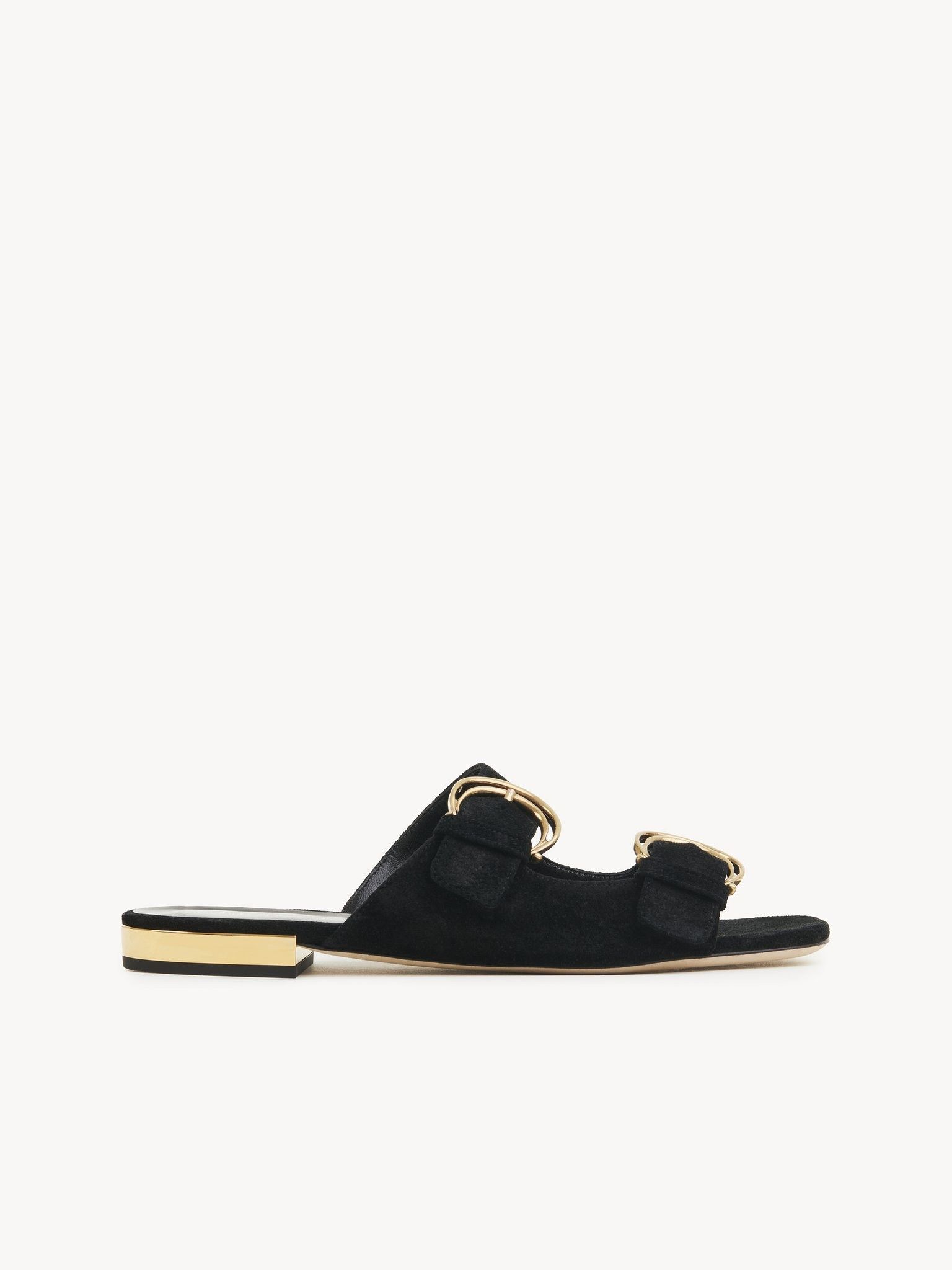 Chloe o1loc1c11025 Alizè Slides in Black Size US 8 / IT 38 - 1 Thumbnail