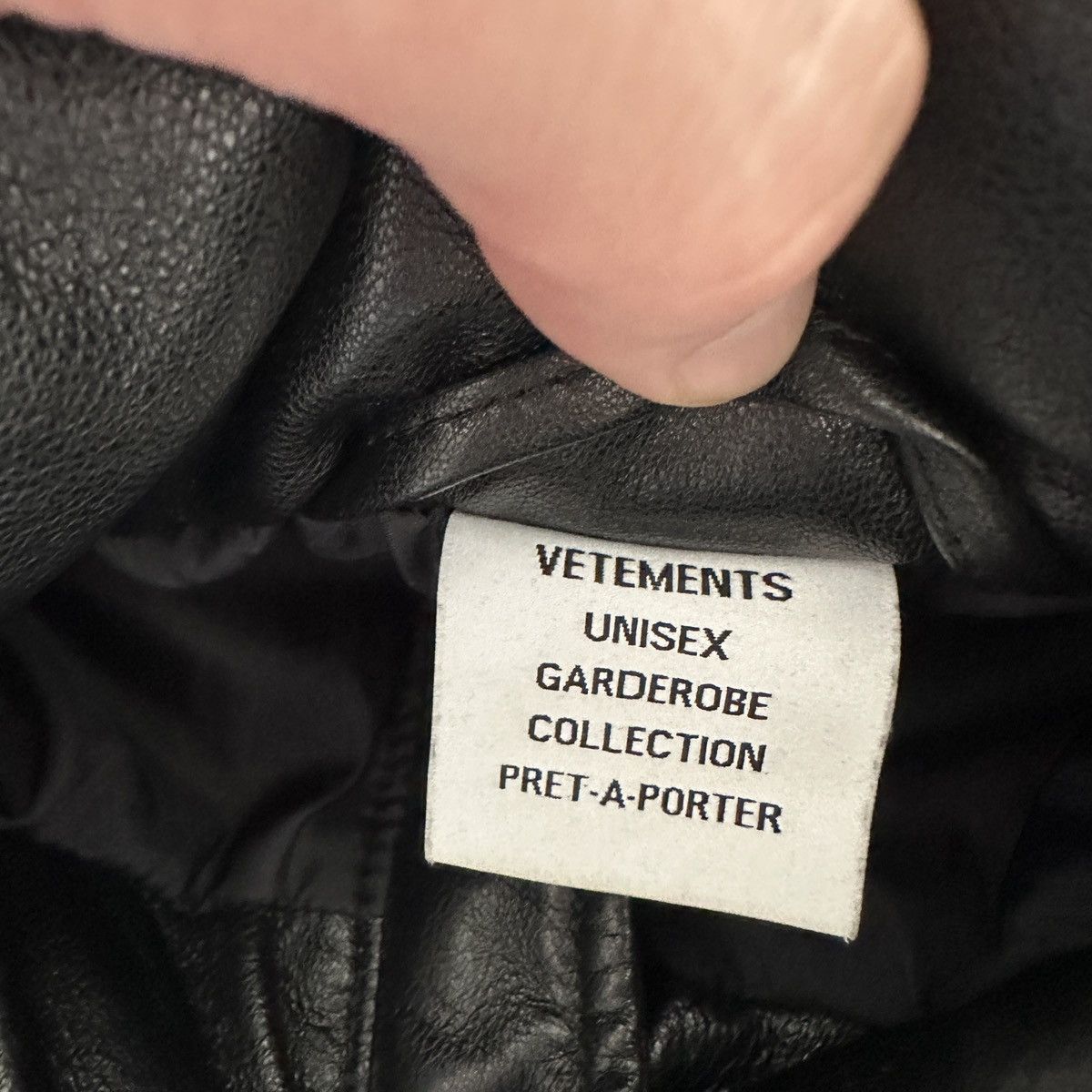 Vetements LEATHER PUFFER JACKET Size US XS / EU 42 / 0 - 8 Thumbnail