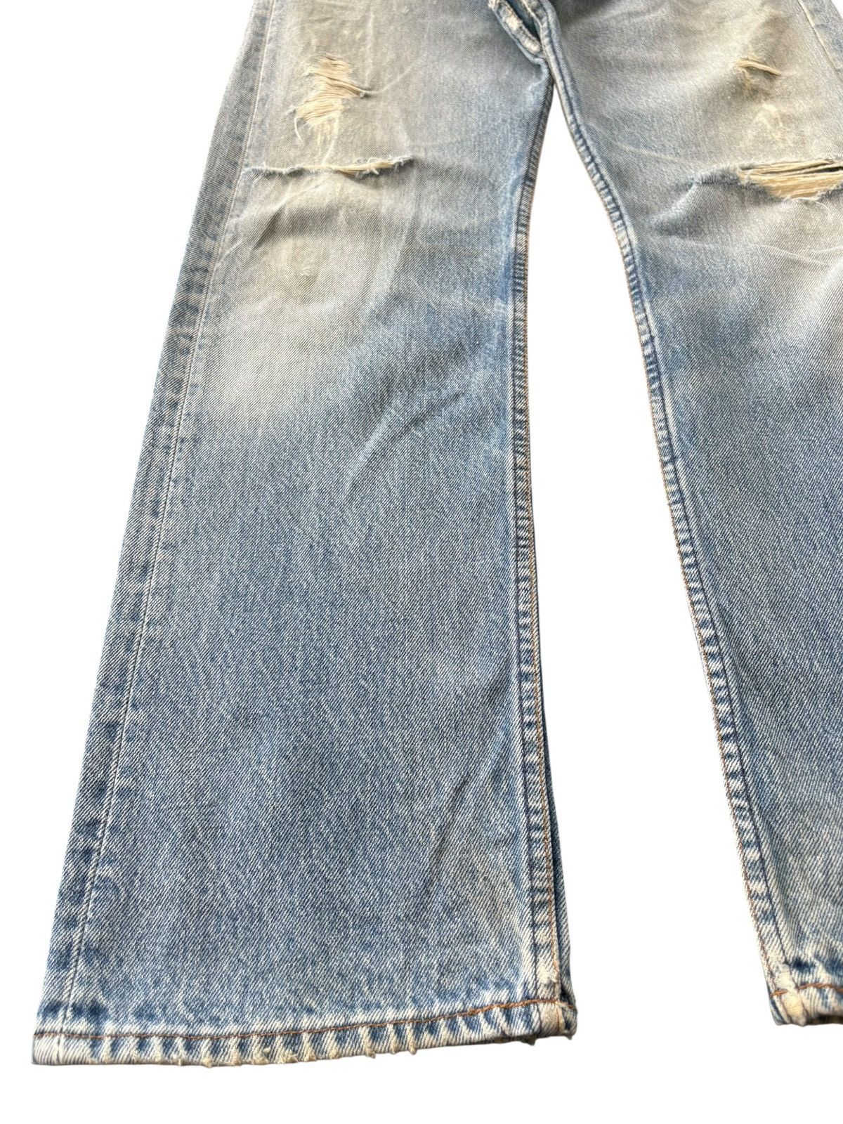 Levi's Vintage 80s Levis 501 Stonewashed Distressed Jeans Size US 30 / EU 46 - 5 Thumbnail