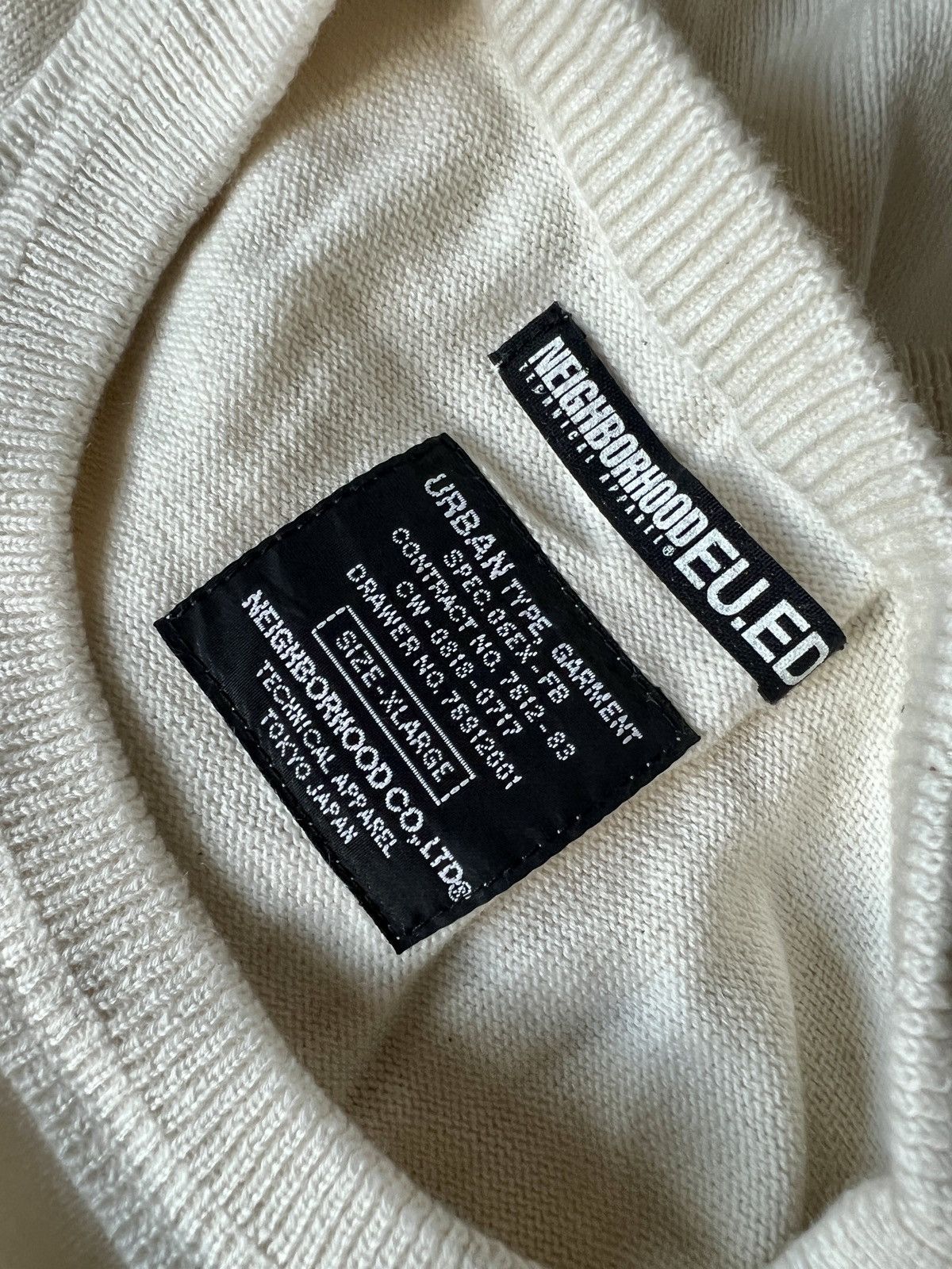 Neighborhood Neighborhood Archive AW06 Black Cat Knitted Sweater Size US XL / EU 56 / 4 - 12 Thumbnail