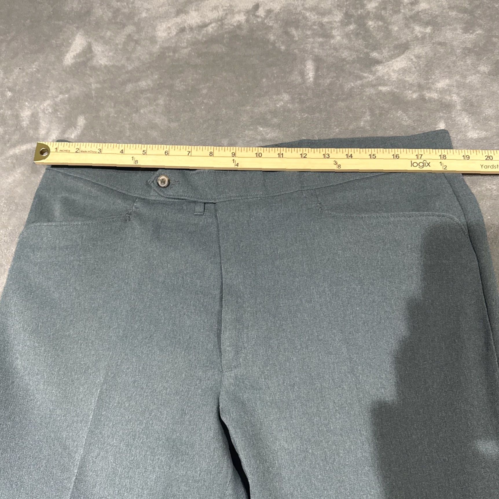 Levi's VINTAGE Levi's Action Slacks Sta-Prest Disco Pants Green Polyester Size 36x32 Mens Pants 36 Green Size US 36 / EU 52 - 2 Thumbnail