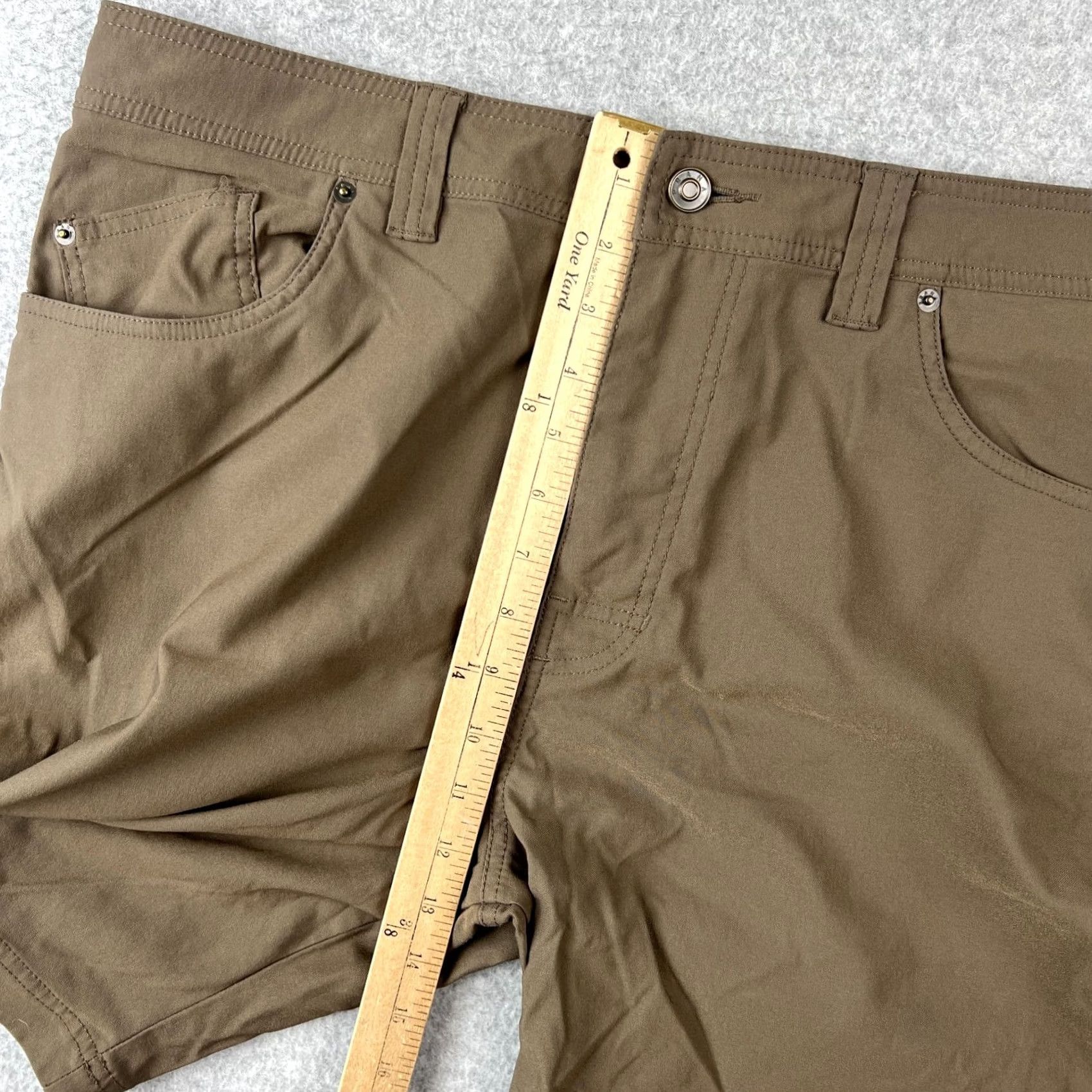 Prana Prana Brion II Shorts - Hiking Workwear Beige - 40x8 - Mens Size US 40 / EU 56 - 7 Thumbnail