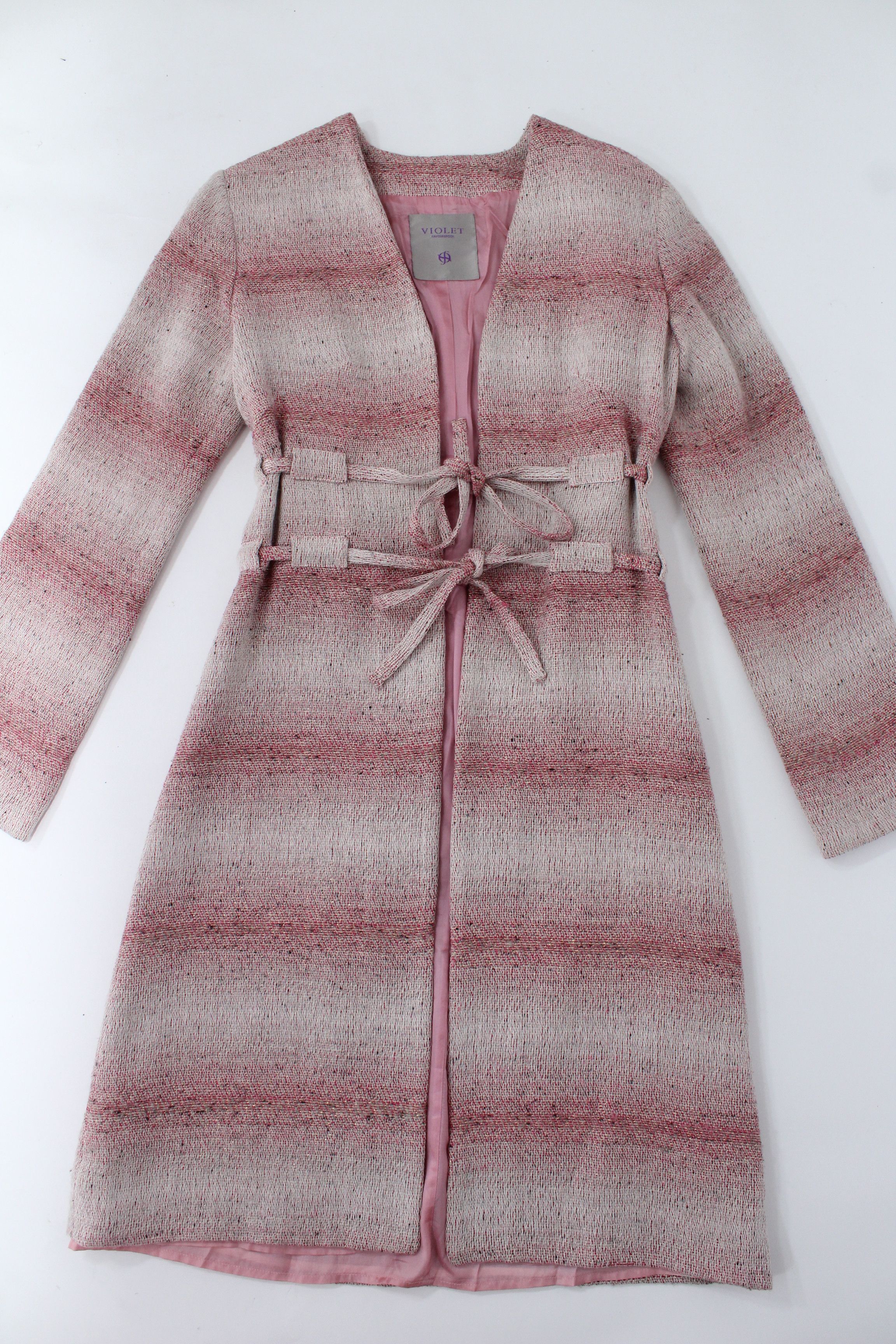Other Favourbrook Violet Coat Wool Womens Size S Made In UK Size S / US 4 / IT 40 - 2 Thumbnail