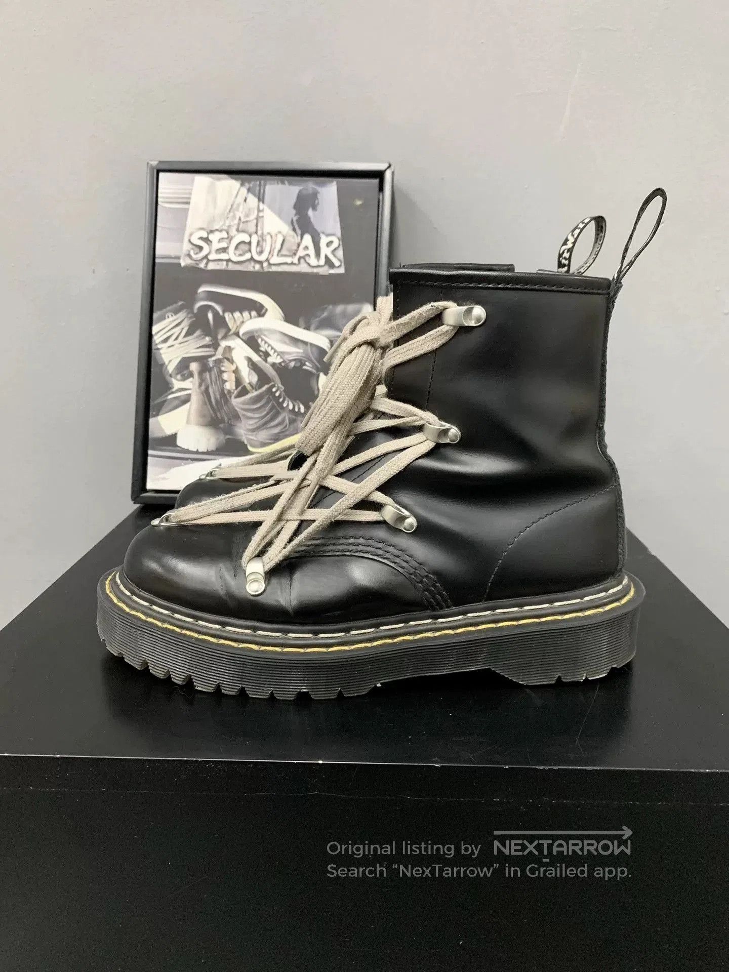 Rick Owens rick owens x dr.martens star short boots. Size US 6 / IT 36 - 4 Thumbnail