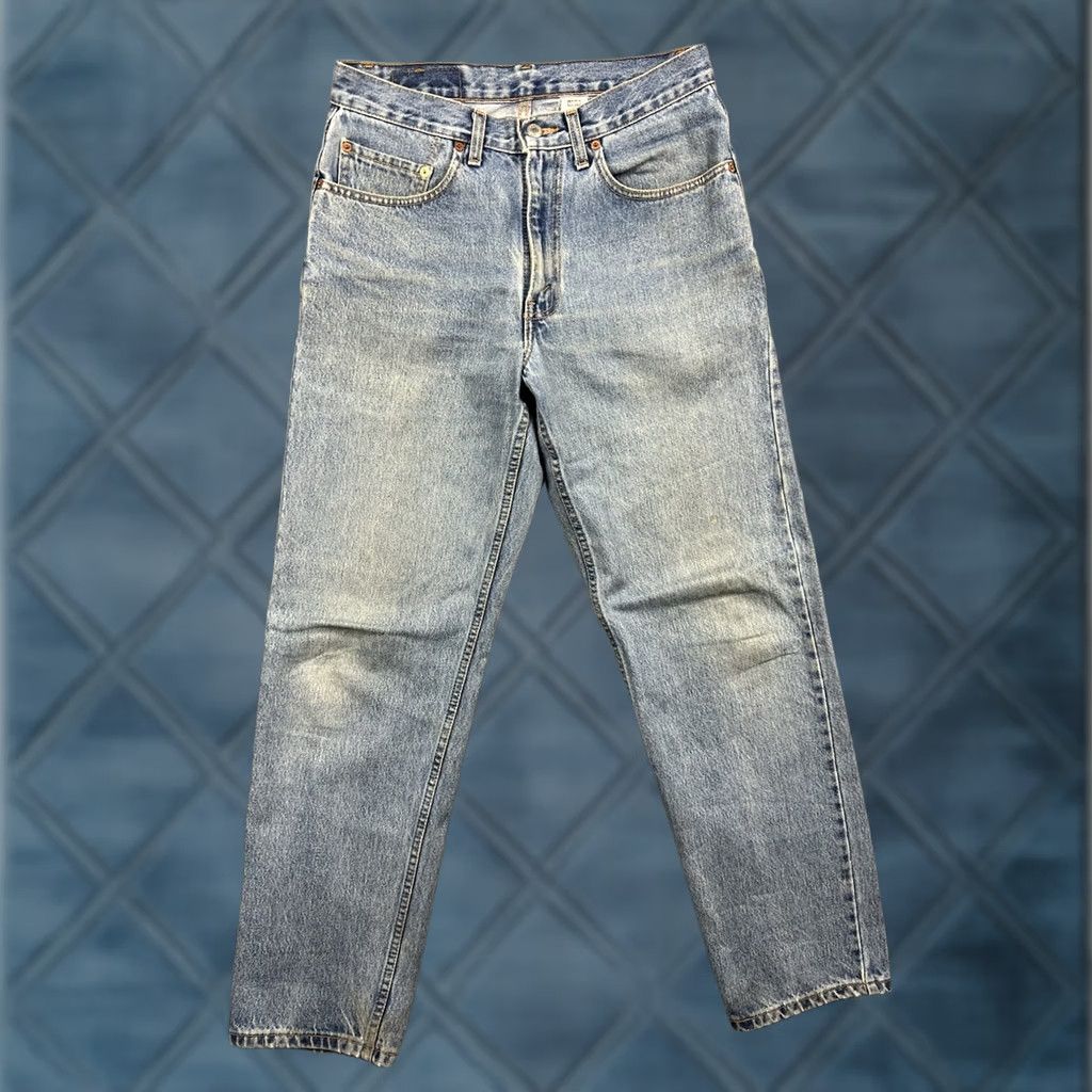 Levi's × Supreme Supreme Levis Pinstripe 550 Jeans blue | Grailed
