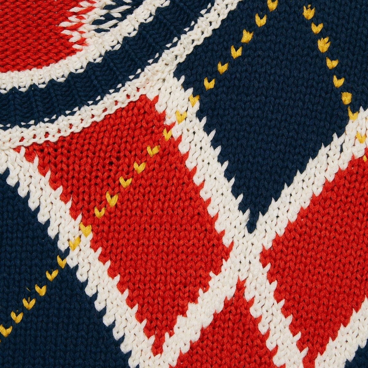 Gucci o1s1wg110925 G Rhombus Argyle Cotton Sweater in Multicolor Size US L / EU 52-54 / 3 - 4 Thumbnail