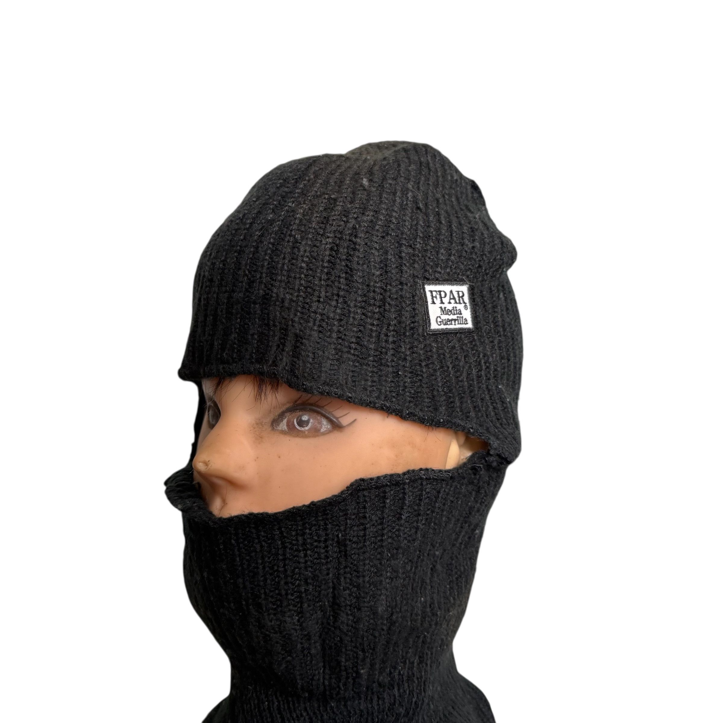 FPAR 🔥RARE🔥Vintage FPAR Media Guerrilla Balaclava Mask Size ONE SIZE - 2 Thumbnail