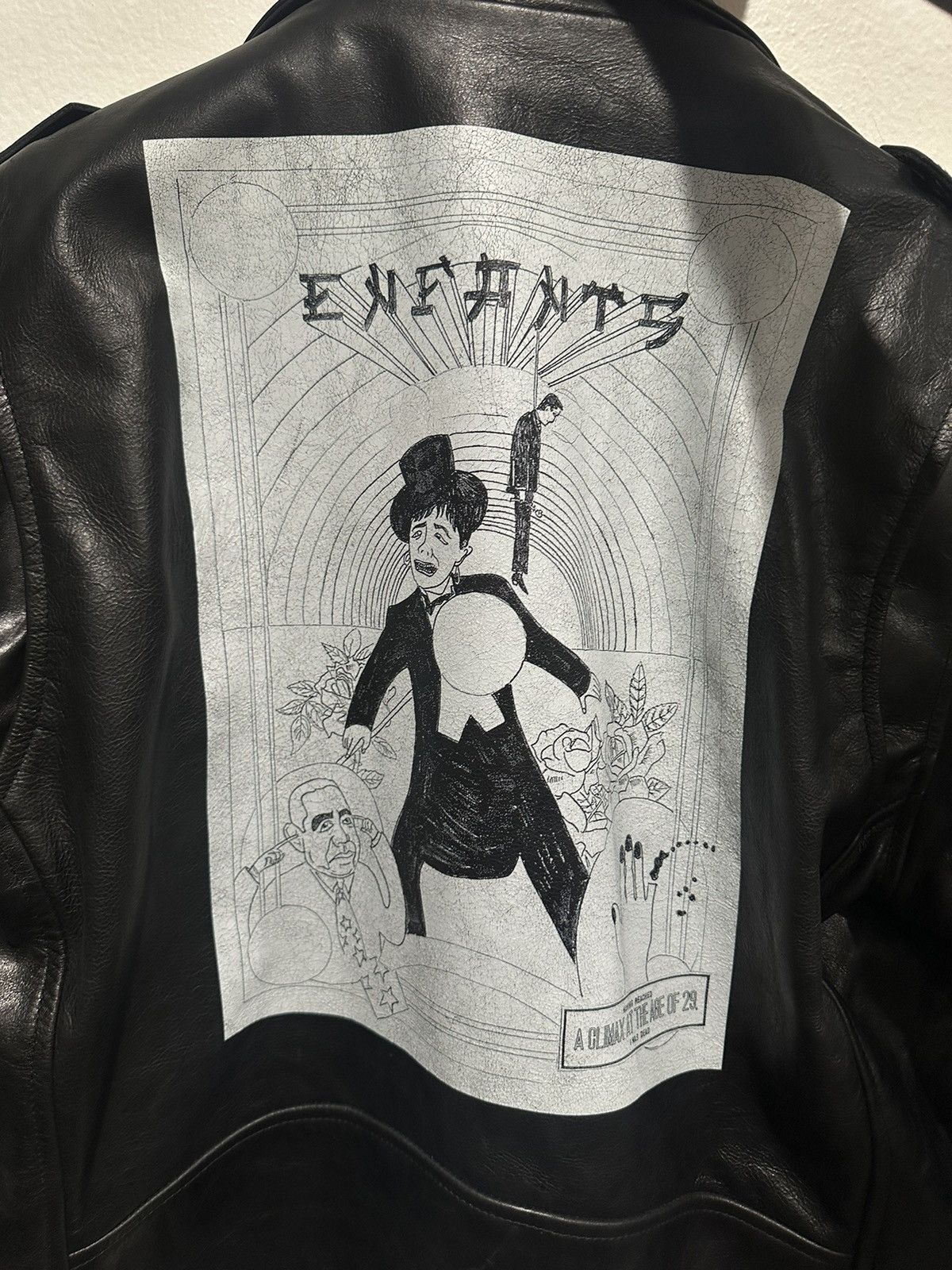 Enfants Riches Deprimes ERD Climax 29 Calfskin Leather Biker Jacket Size US M / EU 48-50 / 2 - 2 Thumbnail