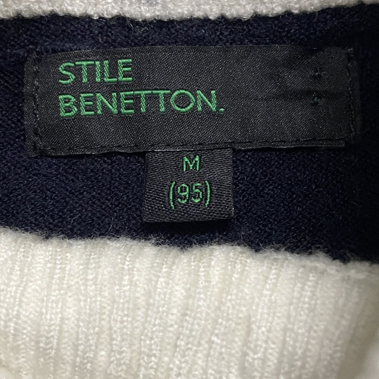 Benetton × United Colors Of Benetton Benetton Crewneck Knitwear Sweater Size US M / EU 48-50 / 2 - 5 Thumbnail