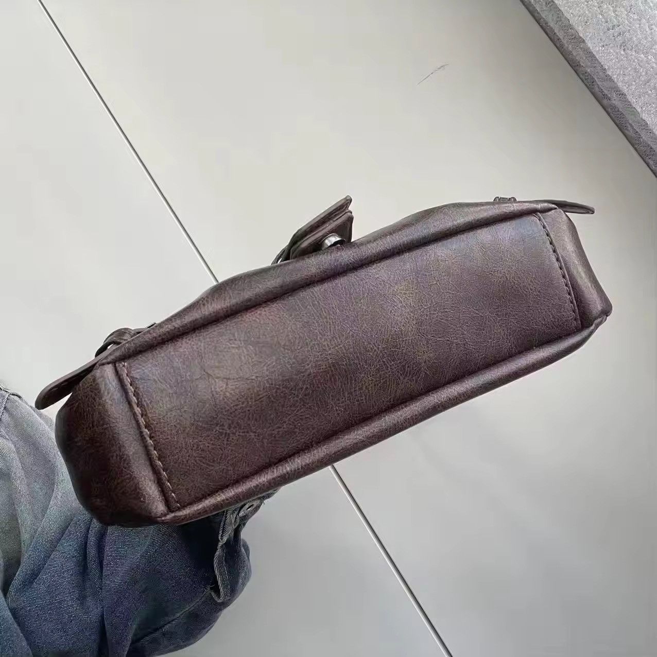 Japanese Brand × Vintage Ladies pu leathers handbag Size ONE SIZE - 4 Thumbnail