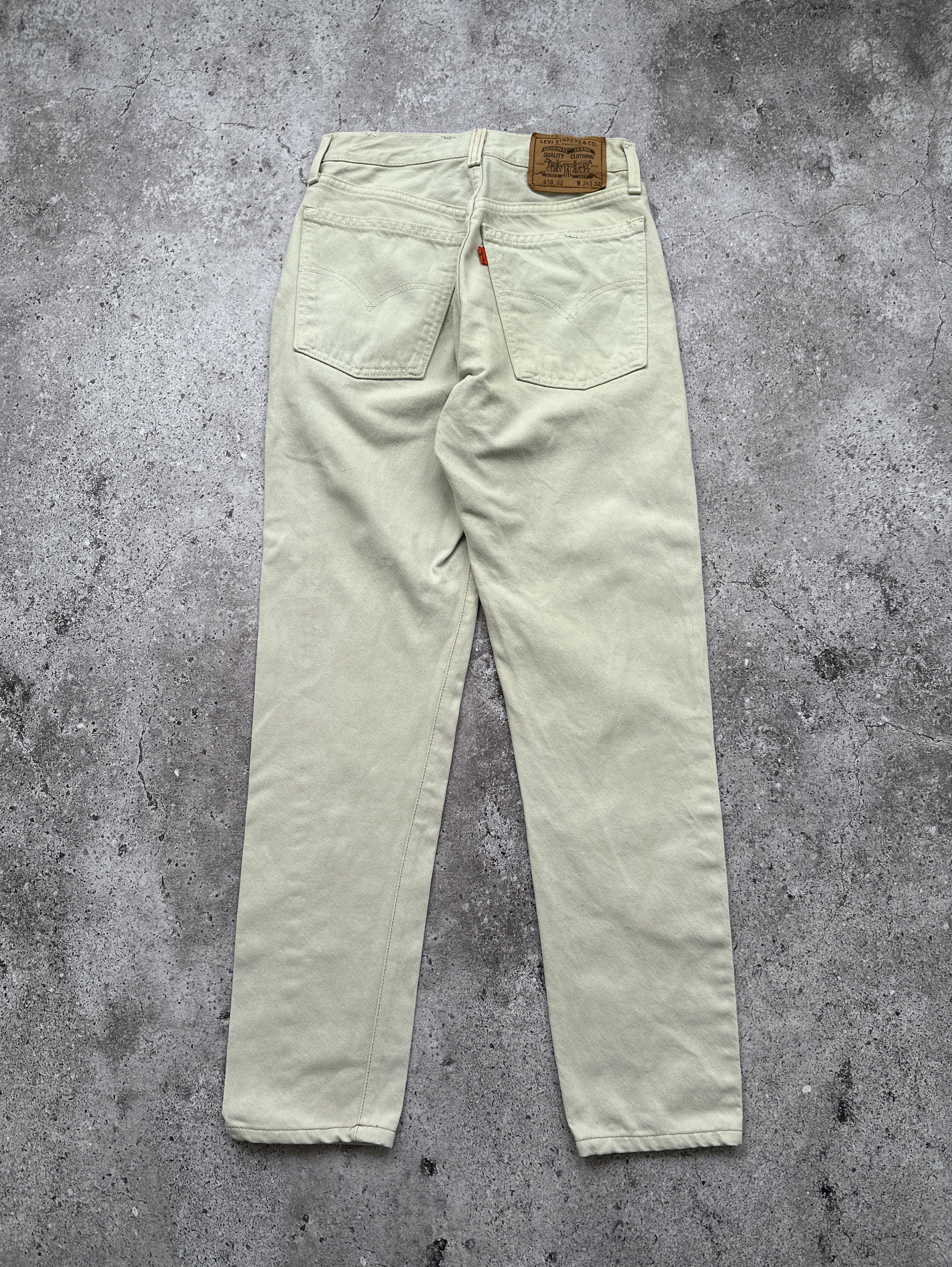 Levi's Vintage Levi's Cream Denim Pants Jeans Size 27" / US 4 / IT 40 - 6 Thumbnail